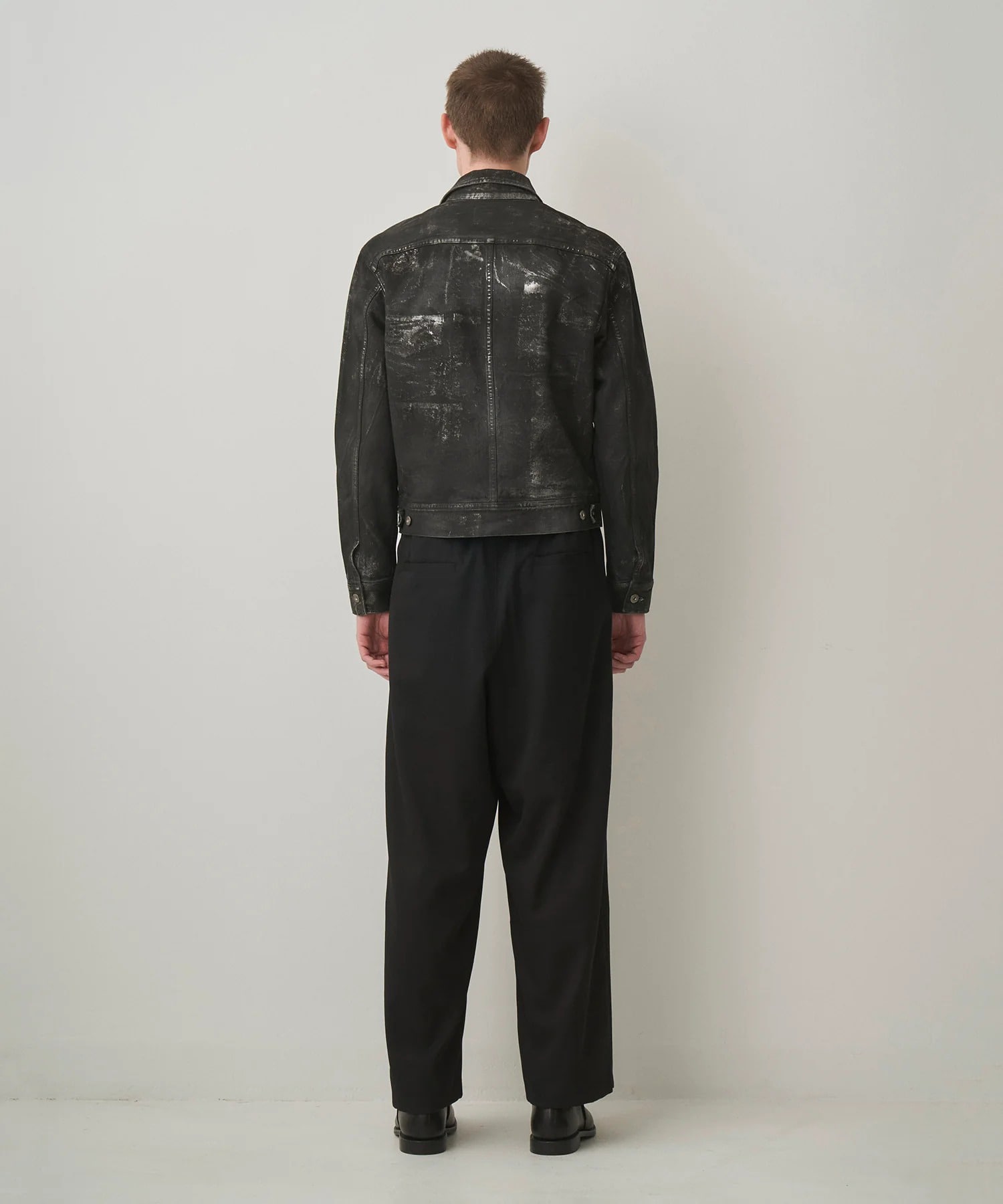 SILVER FOIL DENIM JACKET JUHA