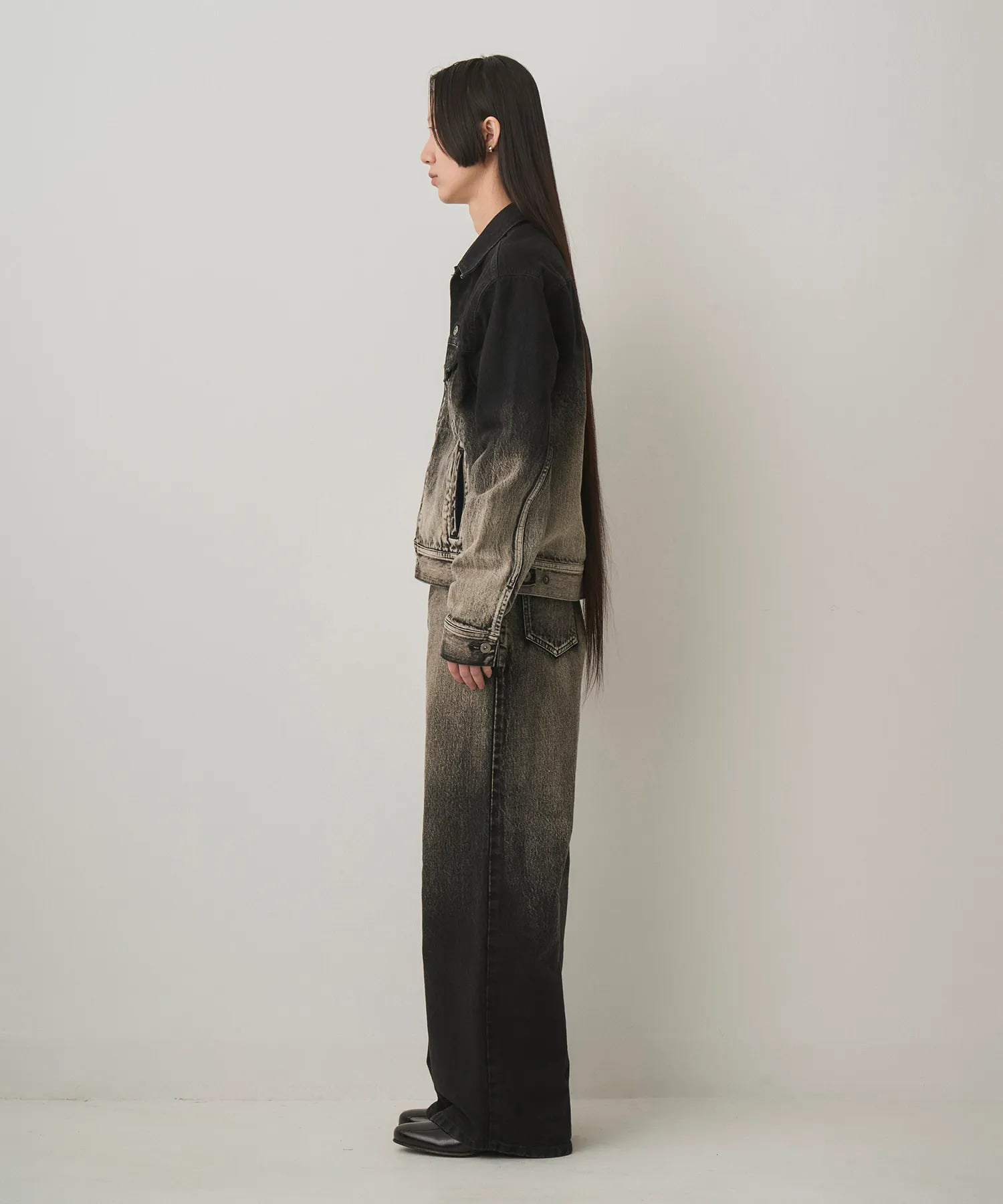 GRADATION DENIM JACKET JUHA