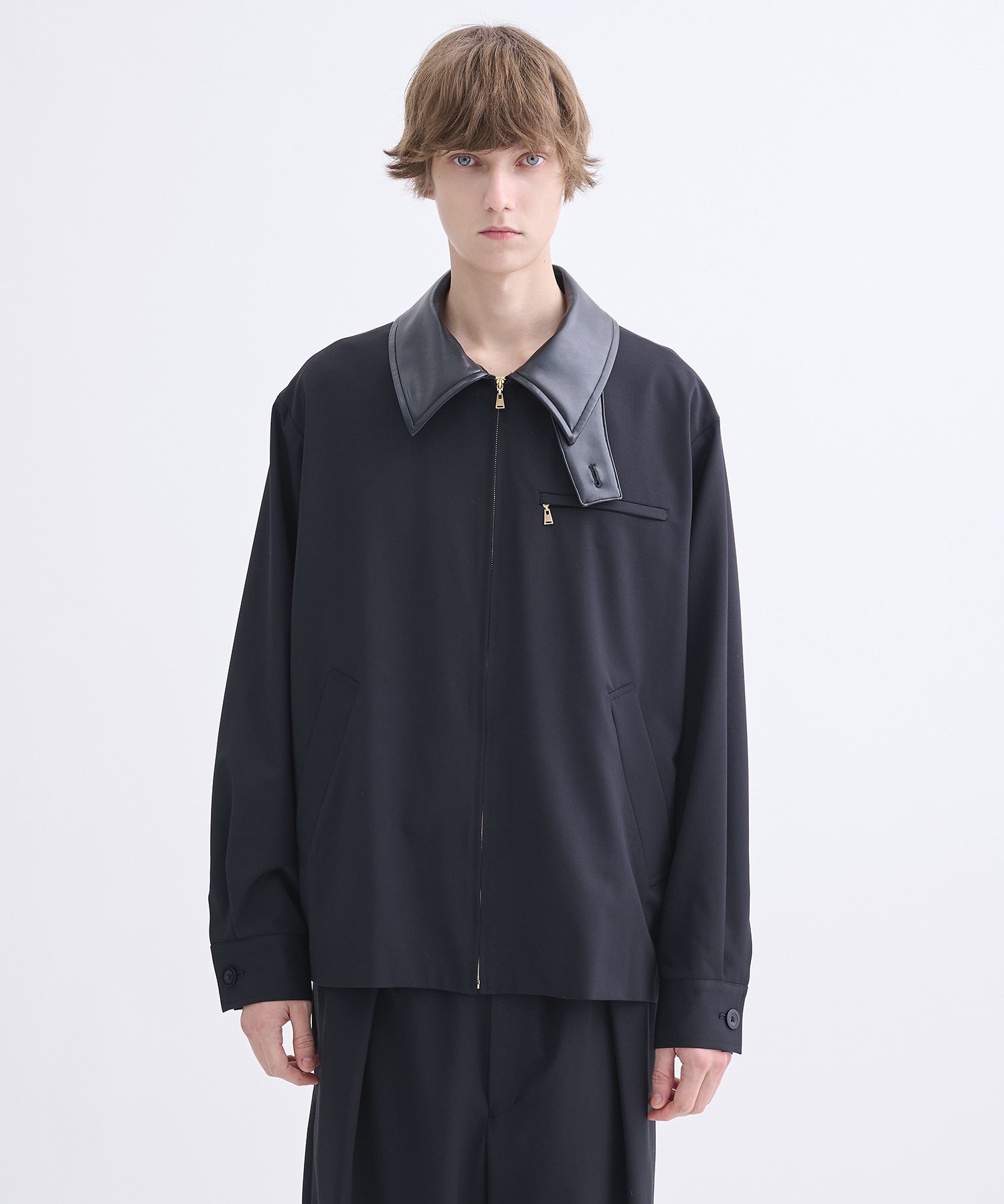 別注 Leather Color Zip Blouson CULLNI