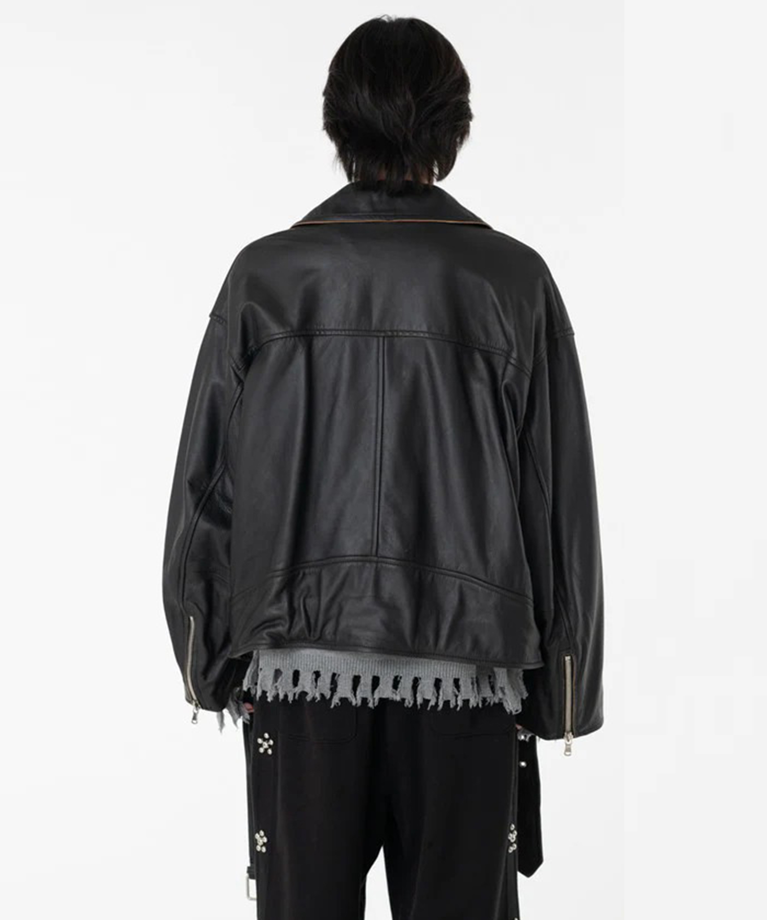 LEATHER W RIDERS BLOUSON DISCOVERED
