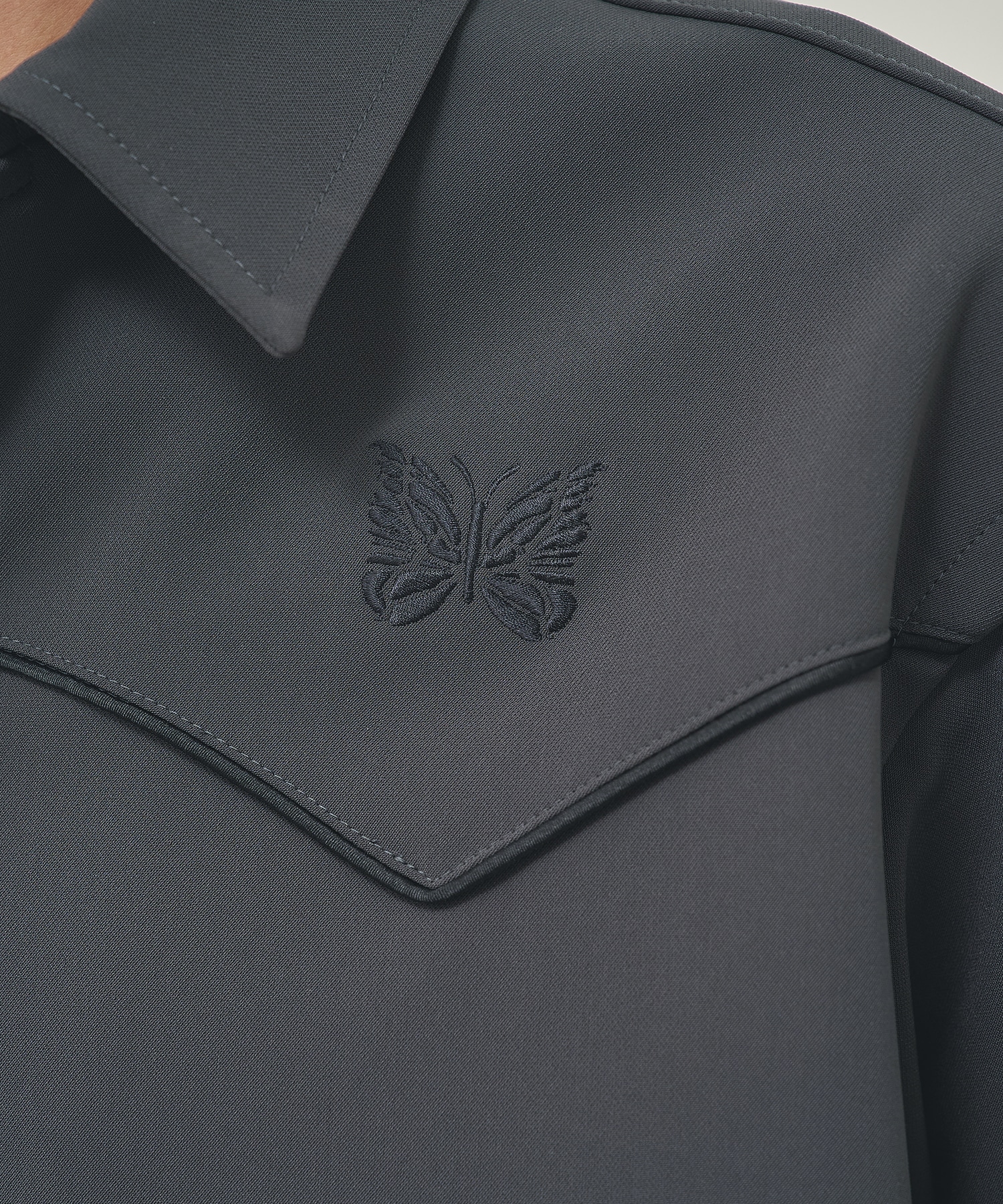 別注 Piping Cowboy Jacket - Poly Double Cloth NEEDLES