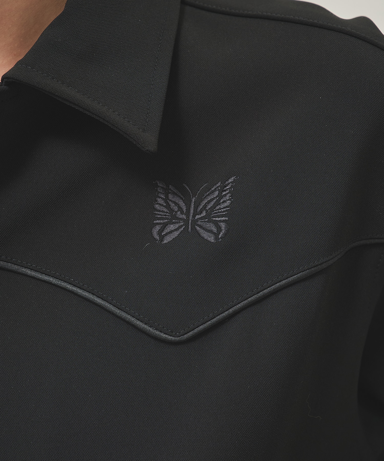 別注 Piping Cowboy Jacket - Poly Double Cloth NEEDLES