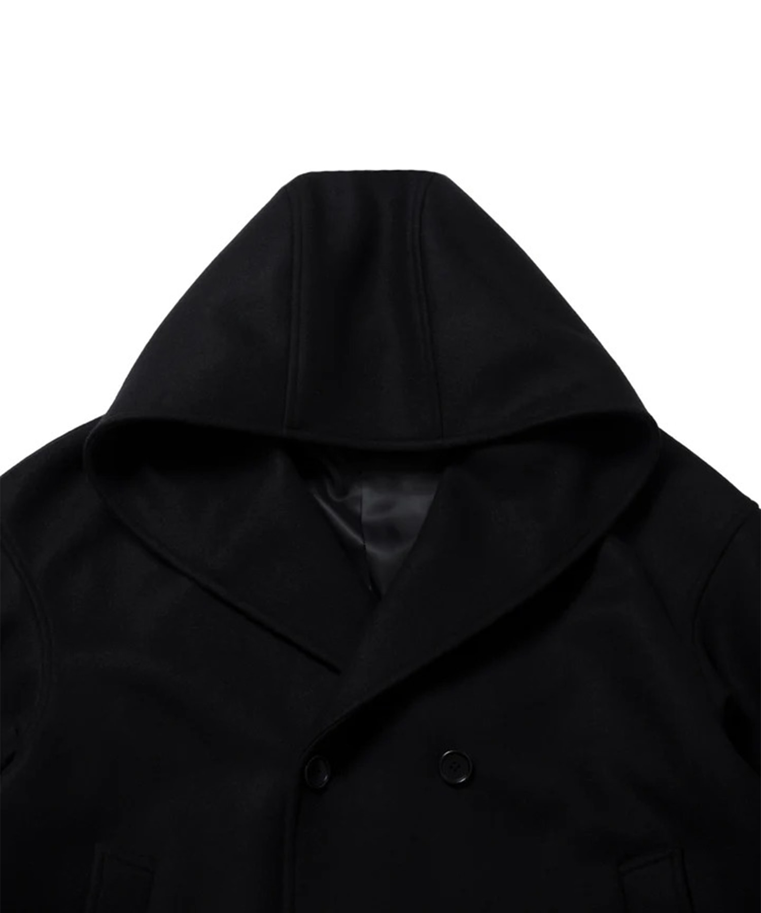 Wool Melton Double Breasted Jedi Coat COOTIE PRODUCTIONS