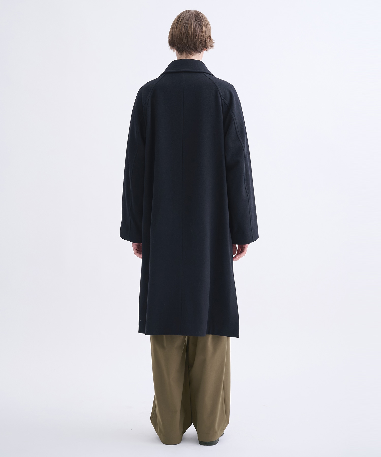 別注 Soutien Collar Tie Locken coat CULLNI