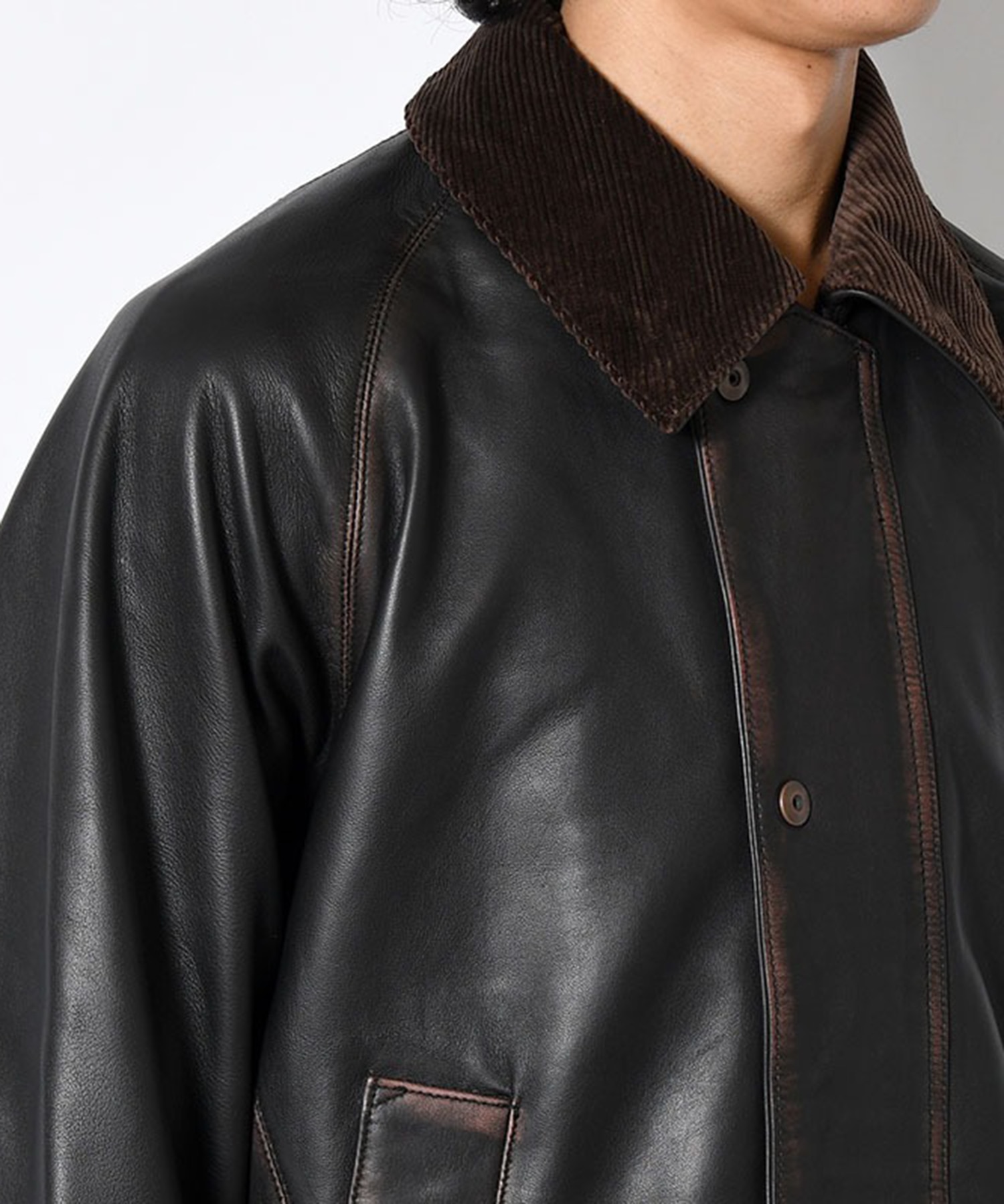 HORSE RIDING JACKET- India Lamb Leather saby