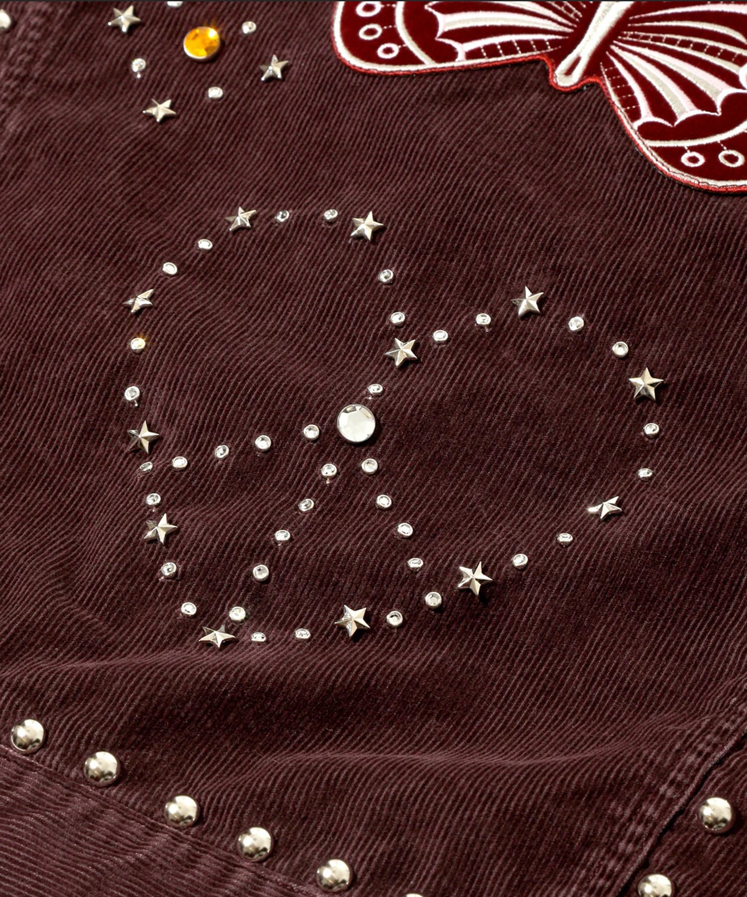 Studded Jean Jacket - 14W Corduroy NEEDLES