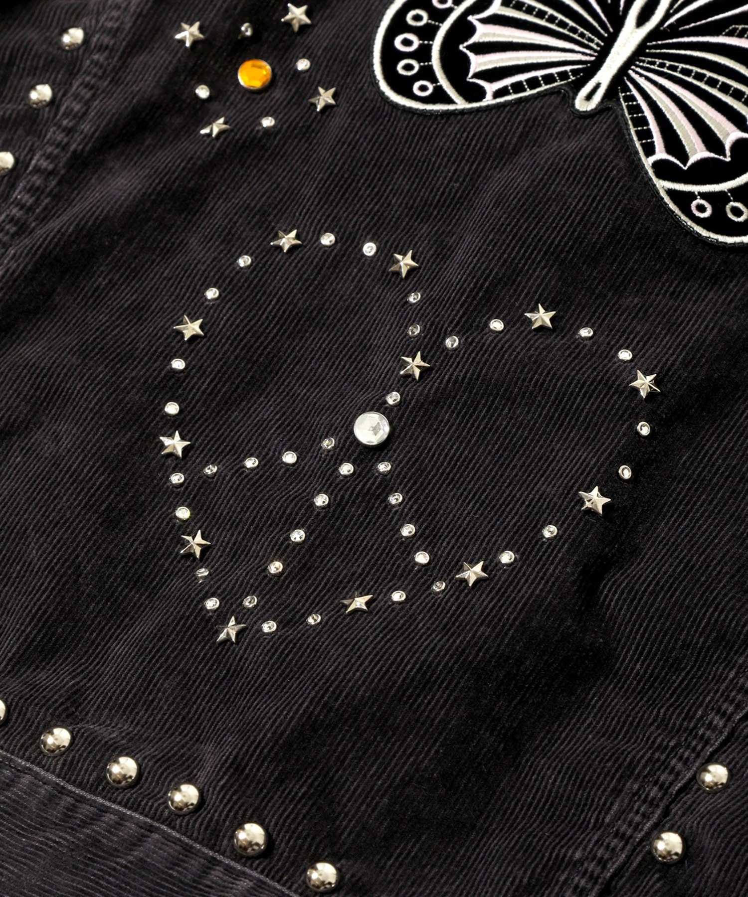 Studded Jean Jacket - 14W Corduroy NEEDLES