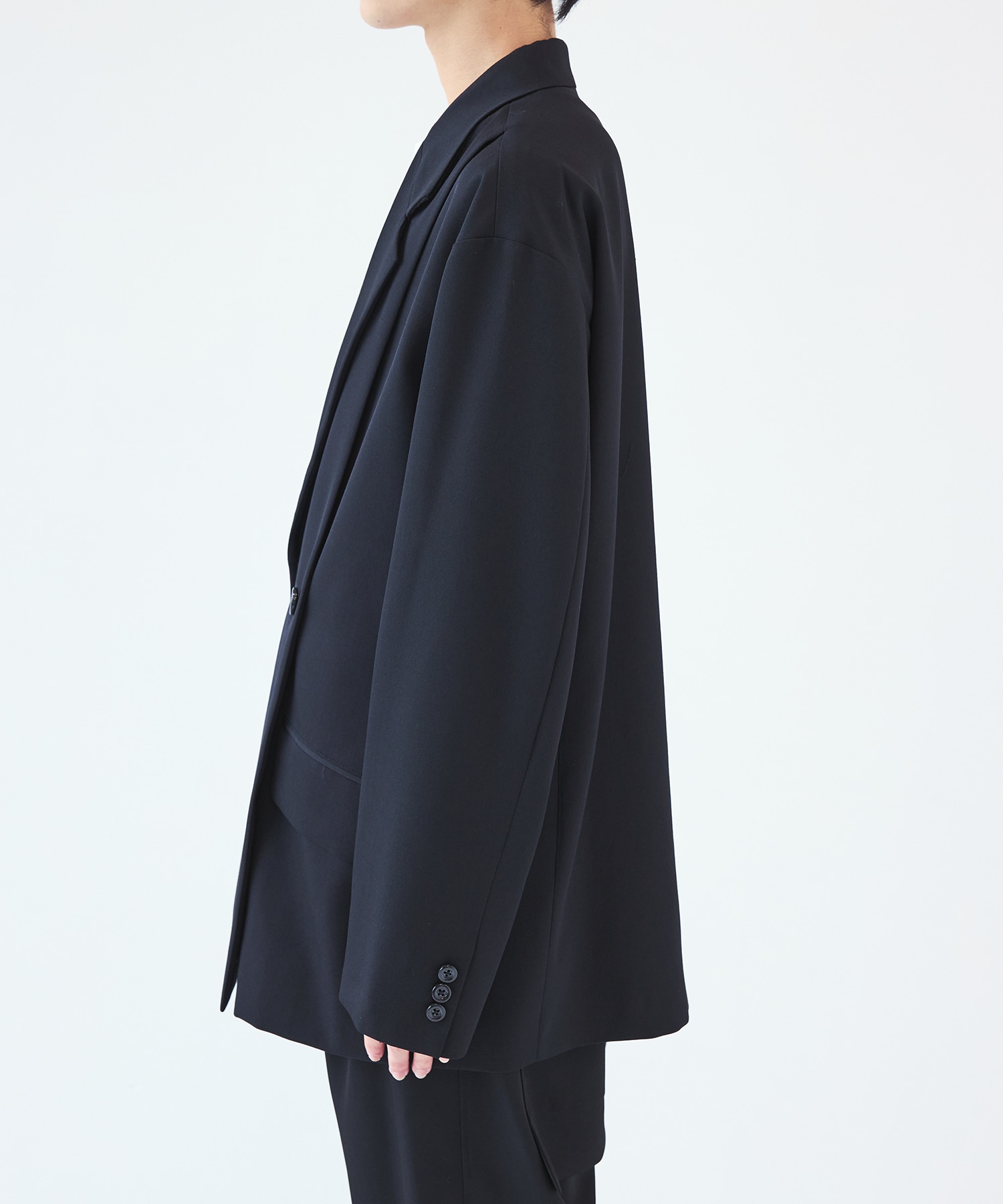 Cut Up Drop Shoulder JKT UJOH HOMME