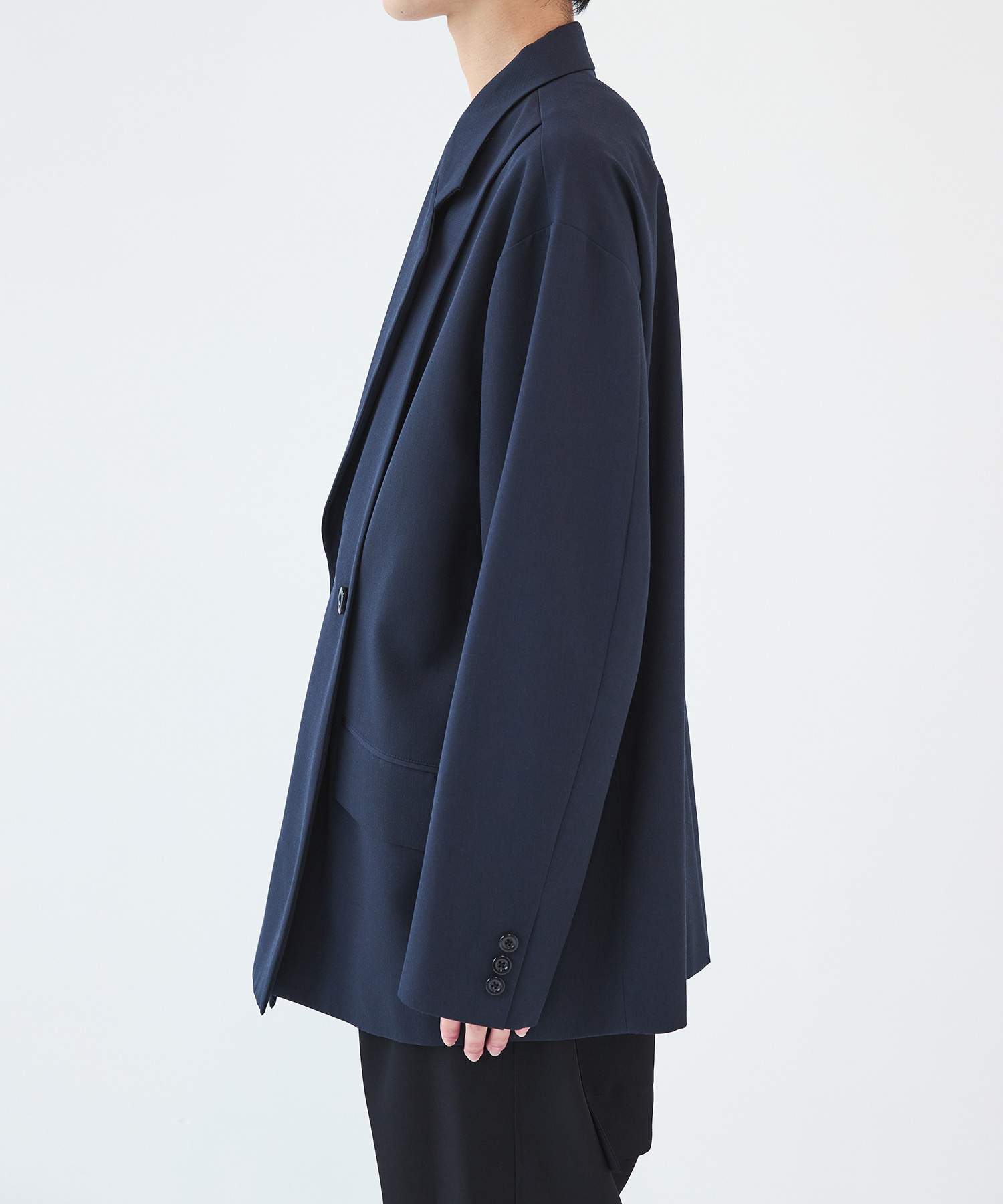 Cut Up Drop Shoulder JKT UJOH HOMME
