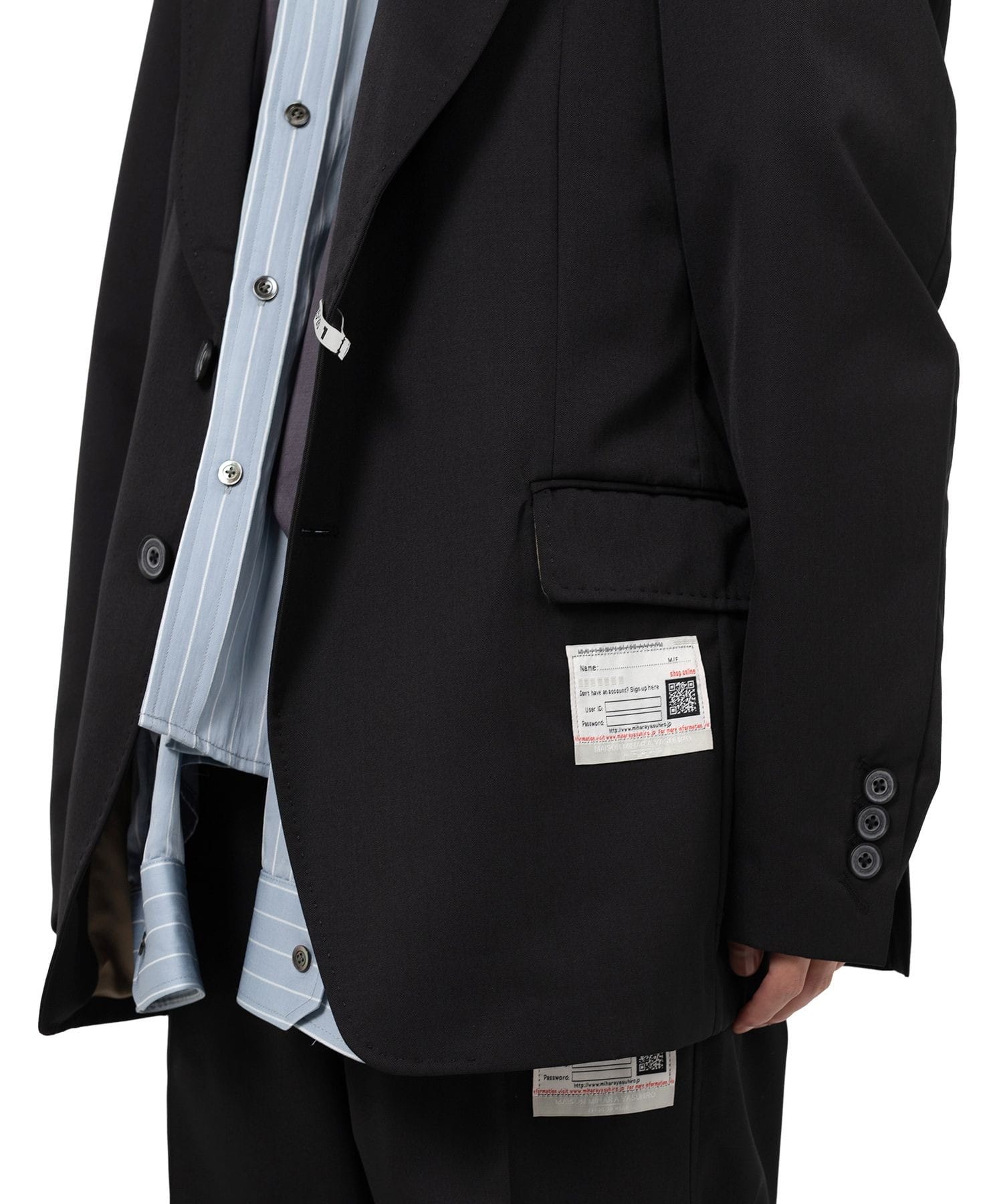 LAYERED BLAZER Maison MIHARA YASUHIRO