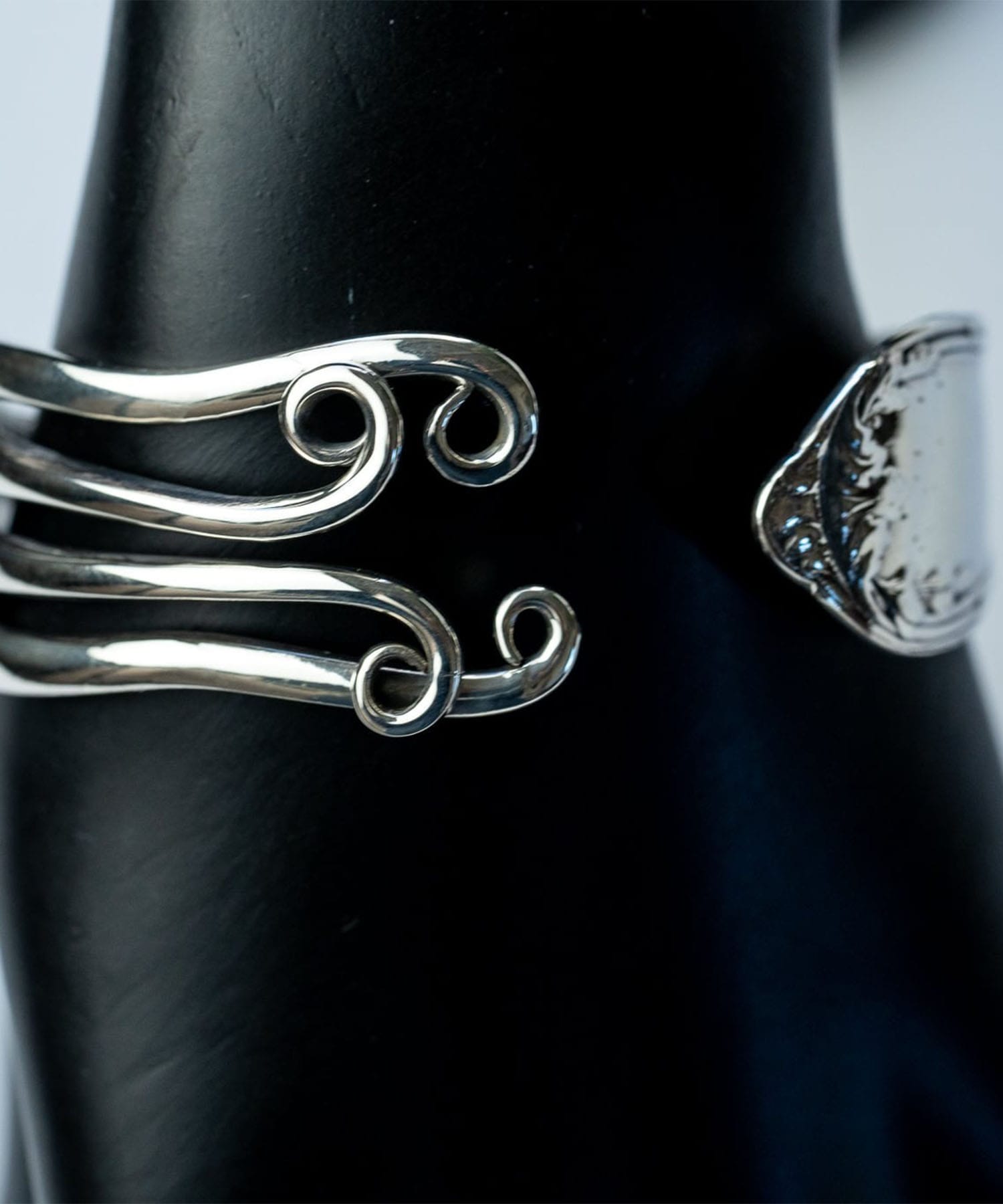 BN-032 Antique fork bangle WAKAN SILVER SMITH