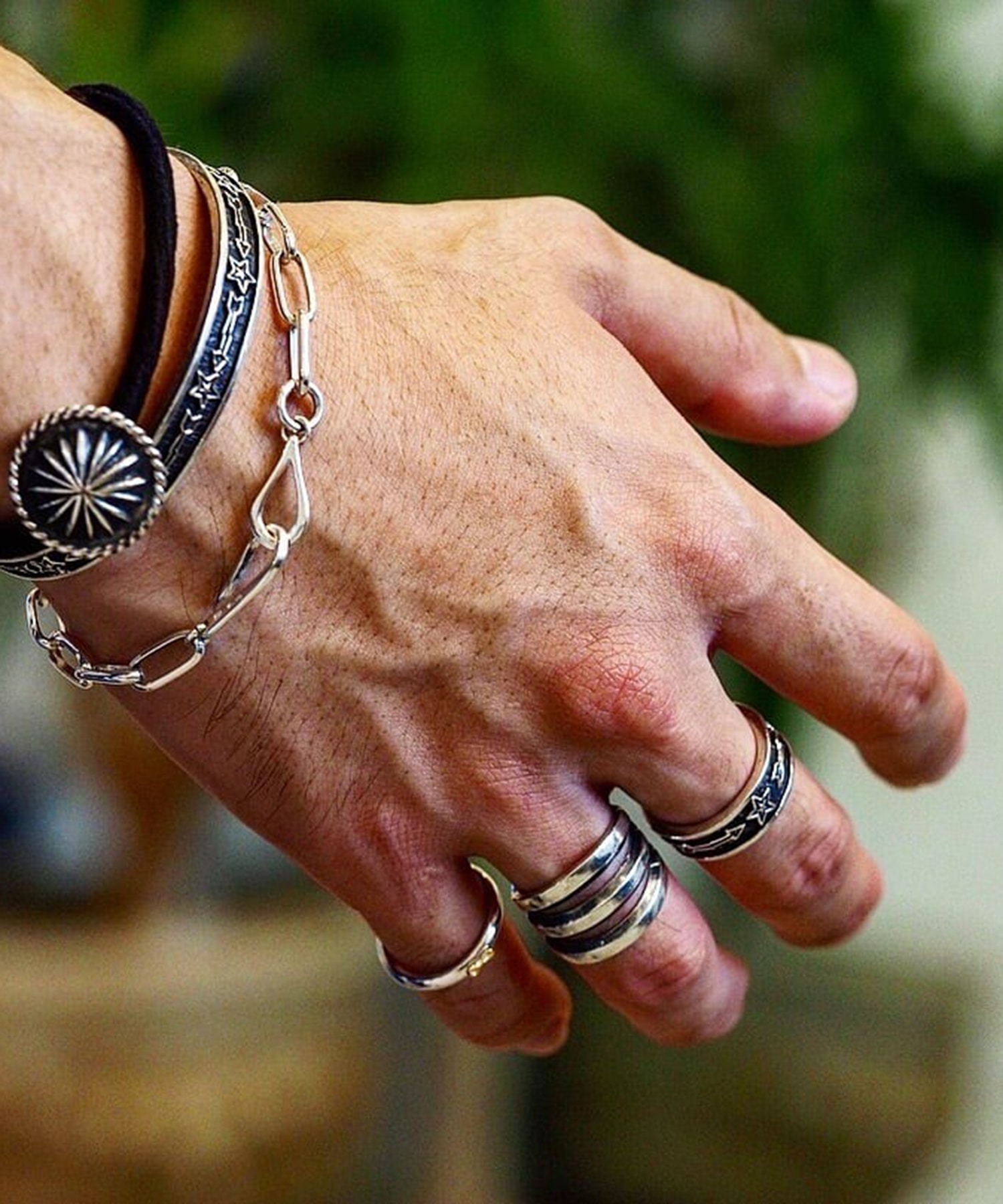 R-008 トリプルディビジョンリング WAKAN SILVER SMITH