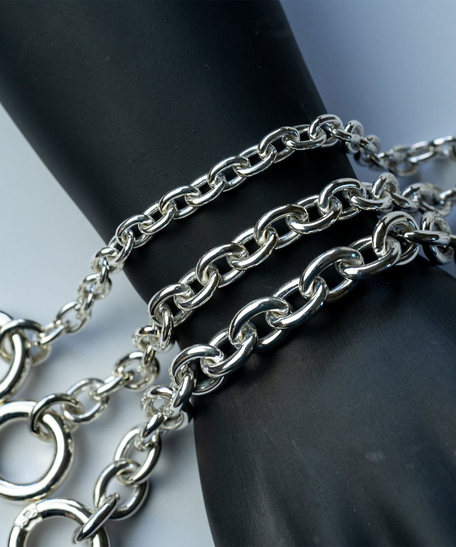 BN-034 Hook connect bracelet (Medium) WAKAN SILVER SMITH