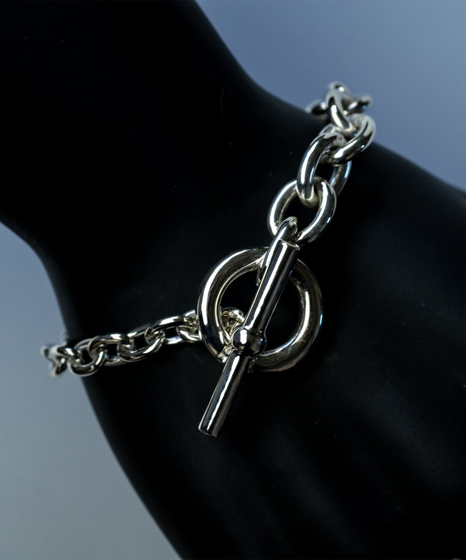 BN-036 Hook connect　gradually (徐々に太く)　Bracelet WAKAN SILVER SMITH