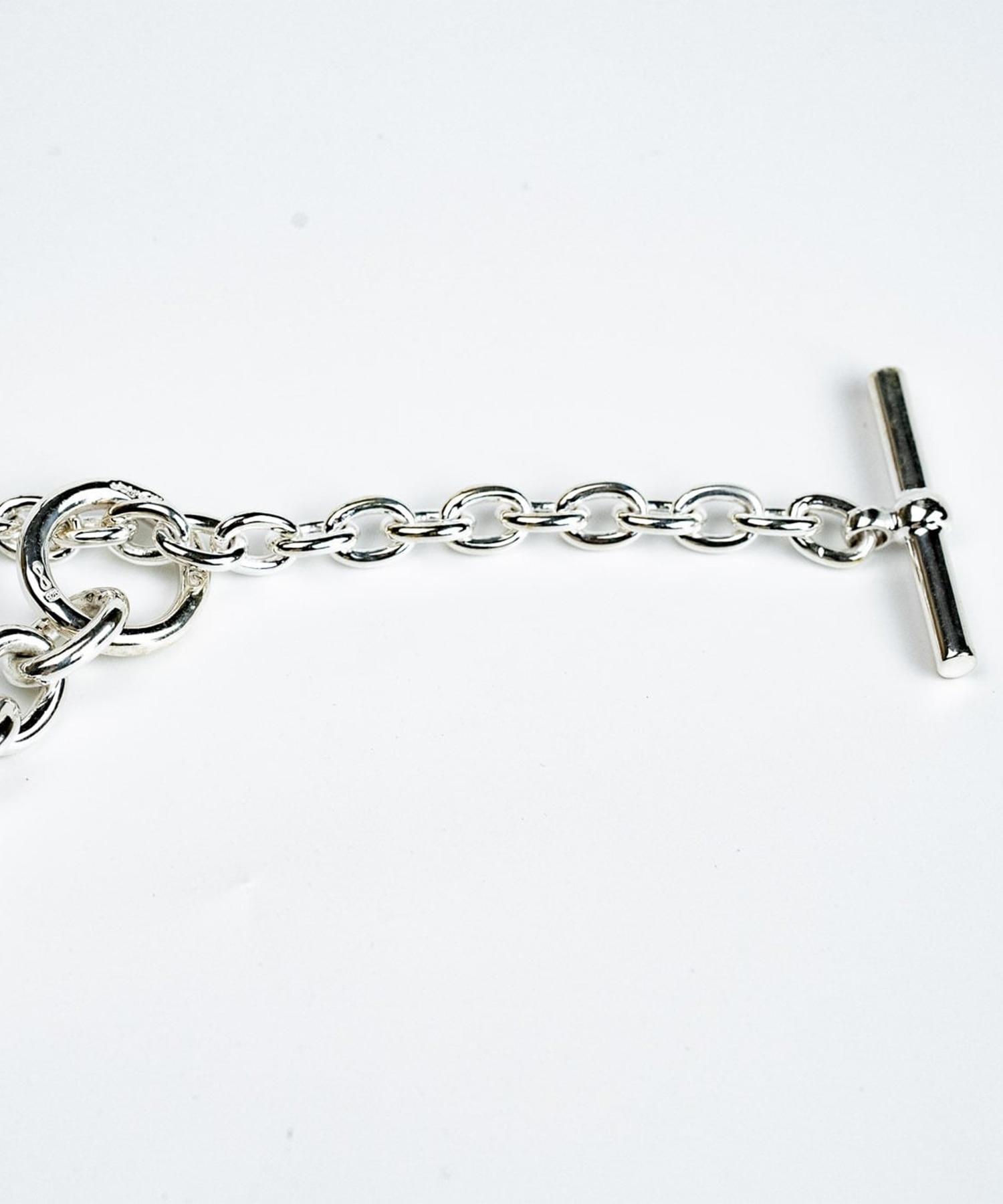 C-028 Hook connect necklace gradually 45cm WAKAN SILVER SMITH