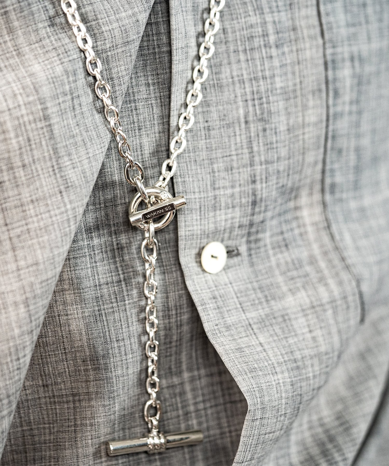 C-029 　Hang down necklace WAKAN SILVER SMITH