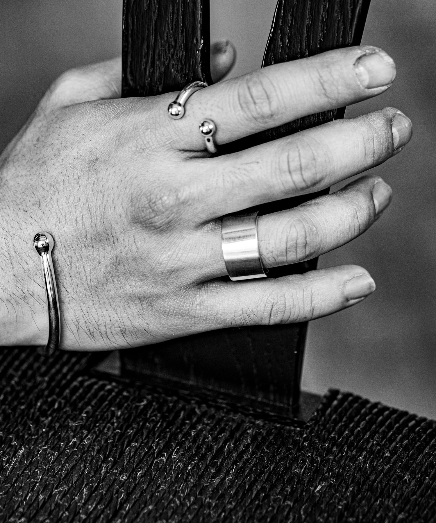 R-060 12mm Matte ring WAKAN SILVER SMITH