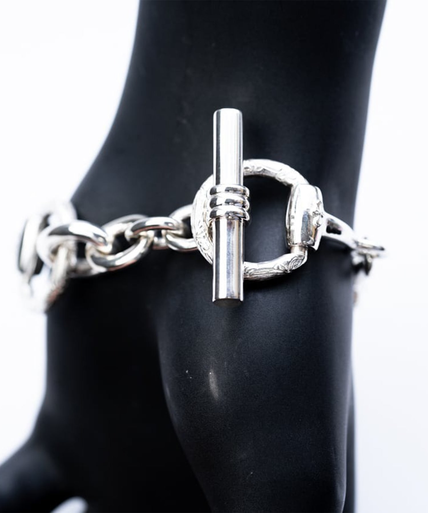 BN-080 Horse bit bracelet double WAKAN SILVER SMITH