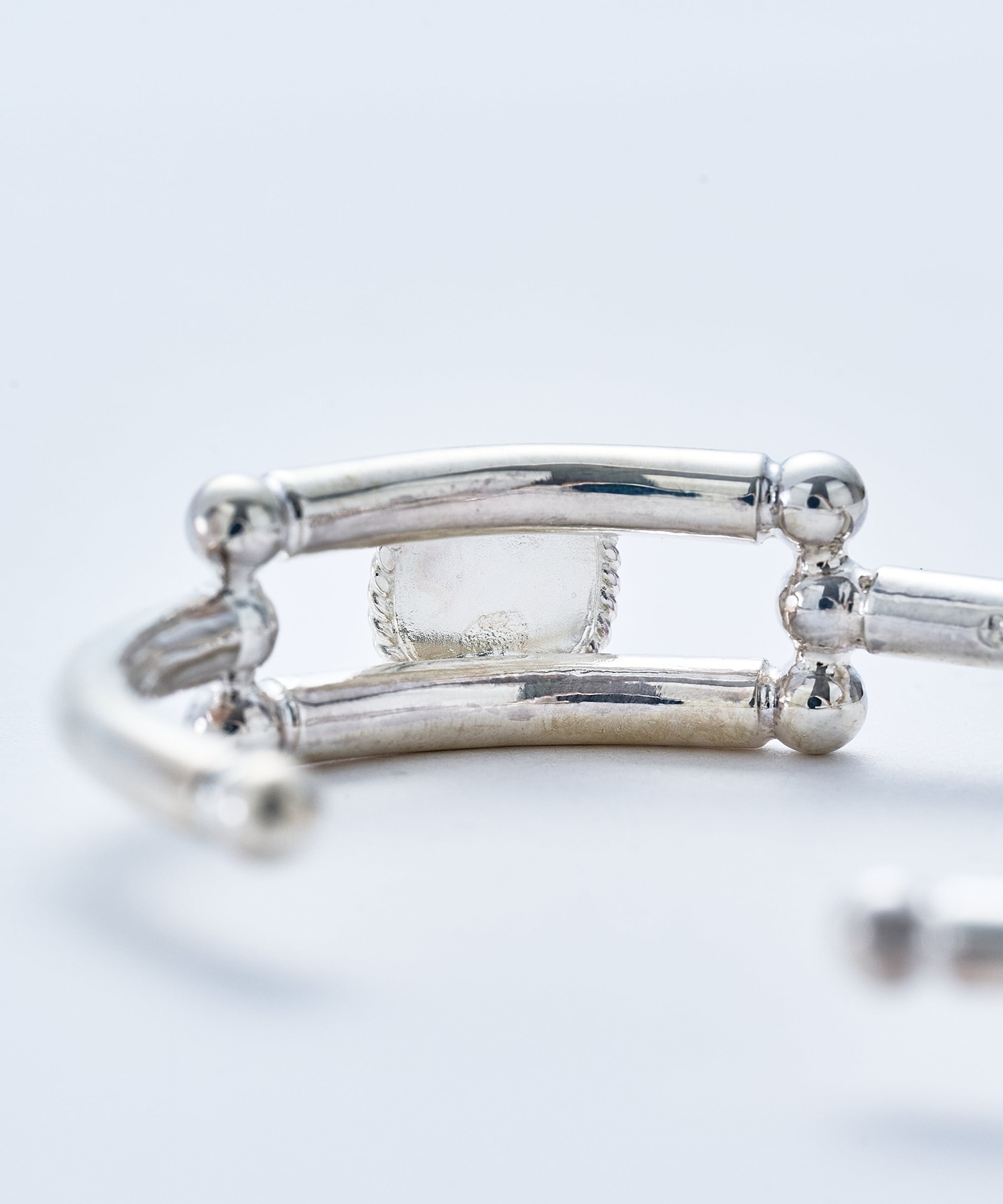 BN-094 Beastplate Bangle (Double copper turquoise) WAKAN SILVER SMITH