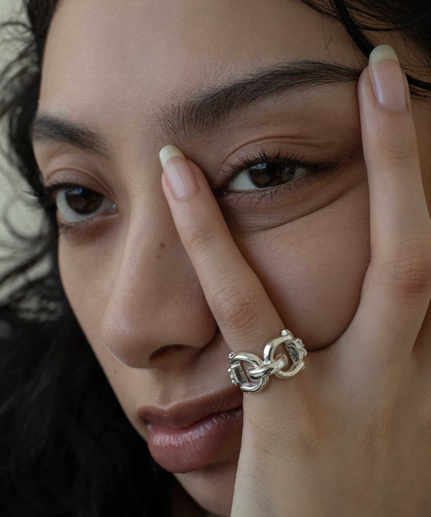 R-086 Horse bit ring WAKAN SILVER SMITH