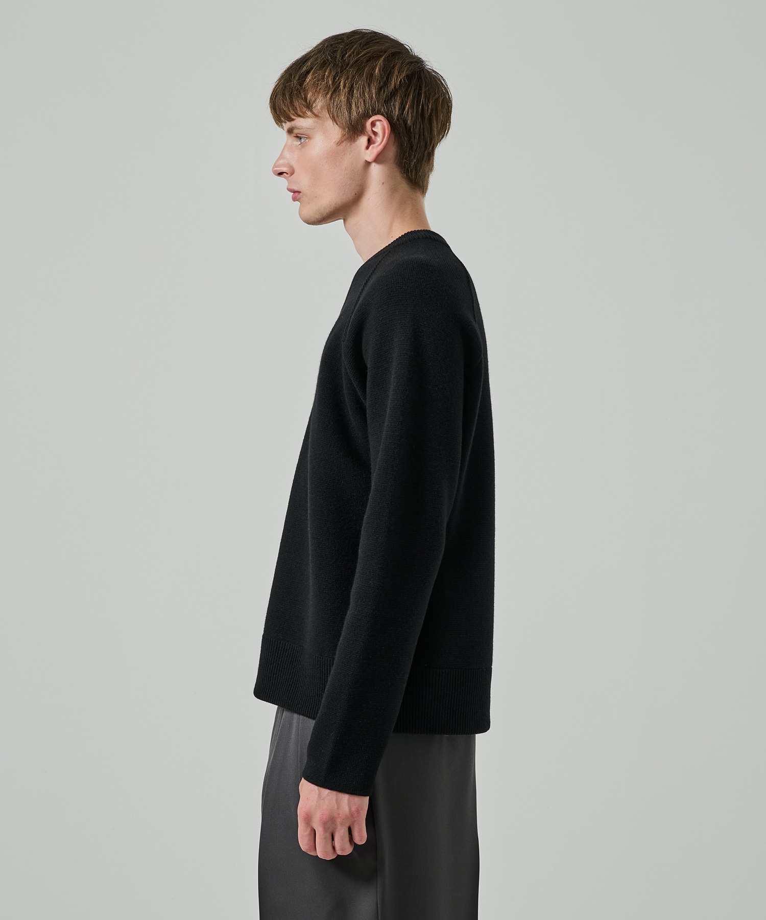 RERACS RAGLAN V NECK PULLOVER KNIT THE RERACS