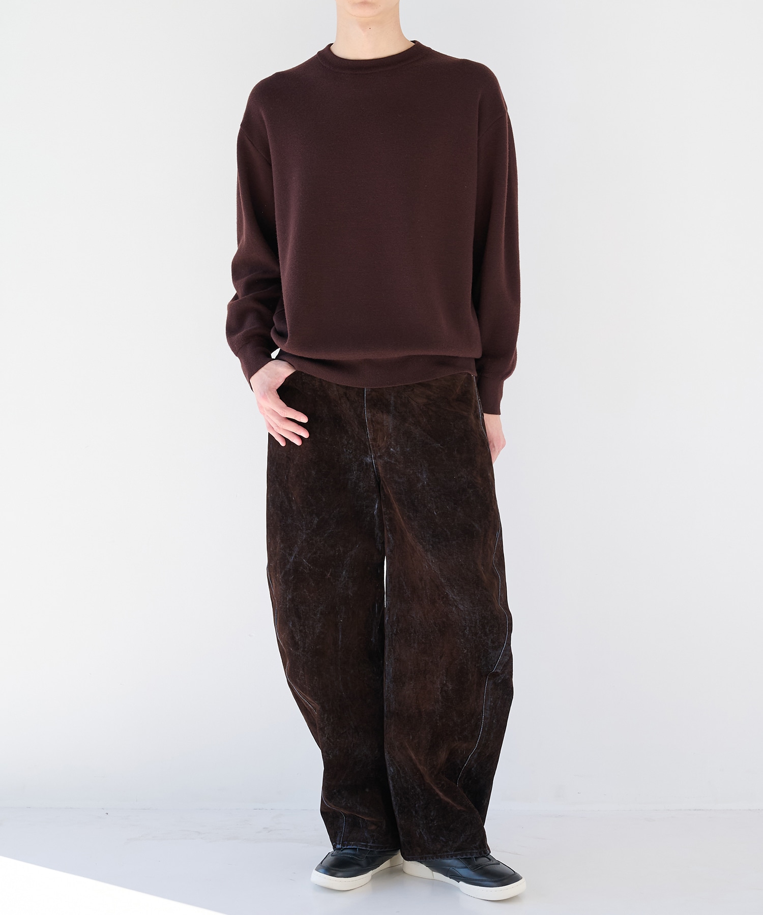 CASHMERE WOOL CREWNECK KNIT STUDIOUS