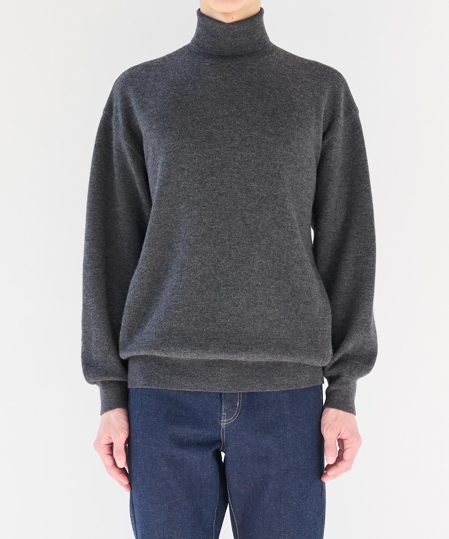 CASHMERE WOOL TURTLENECK KNIT STUDIOUS