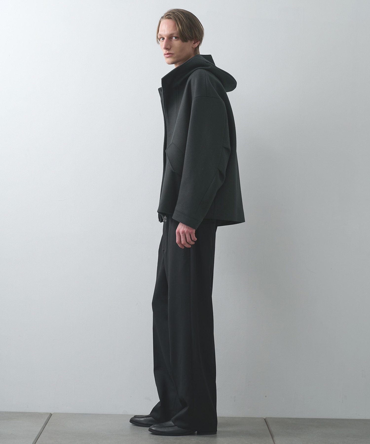 Super140 Wool Melton Short Mods STUDIOUS