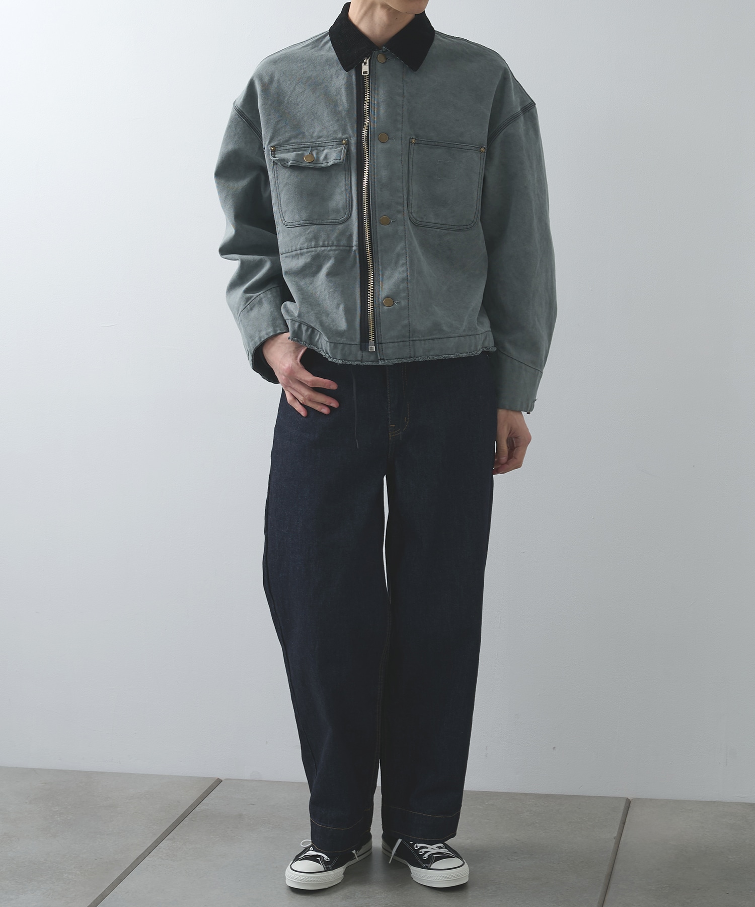 2252-BL71-038 REMAKE BLOUSON N.HOOLYWOOD