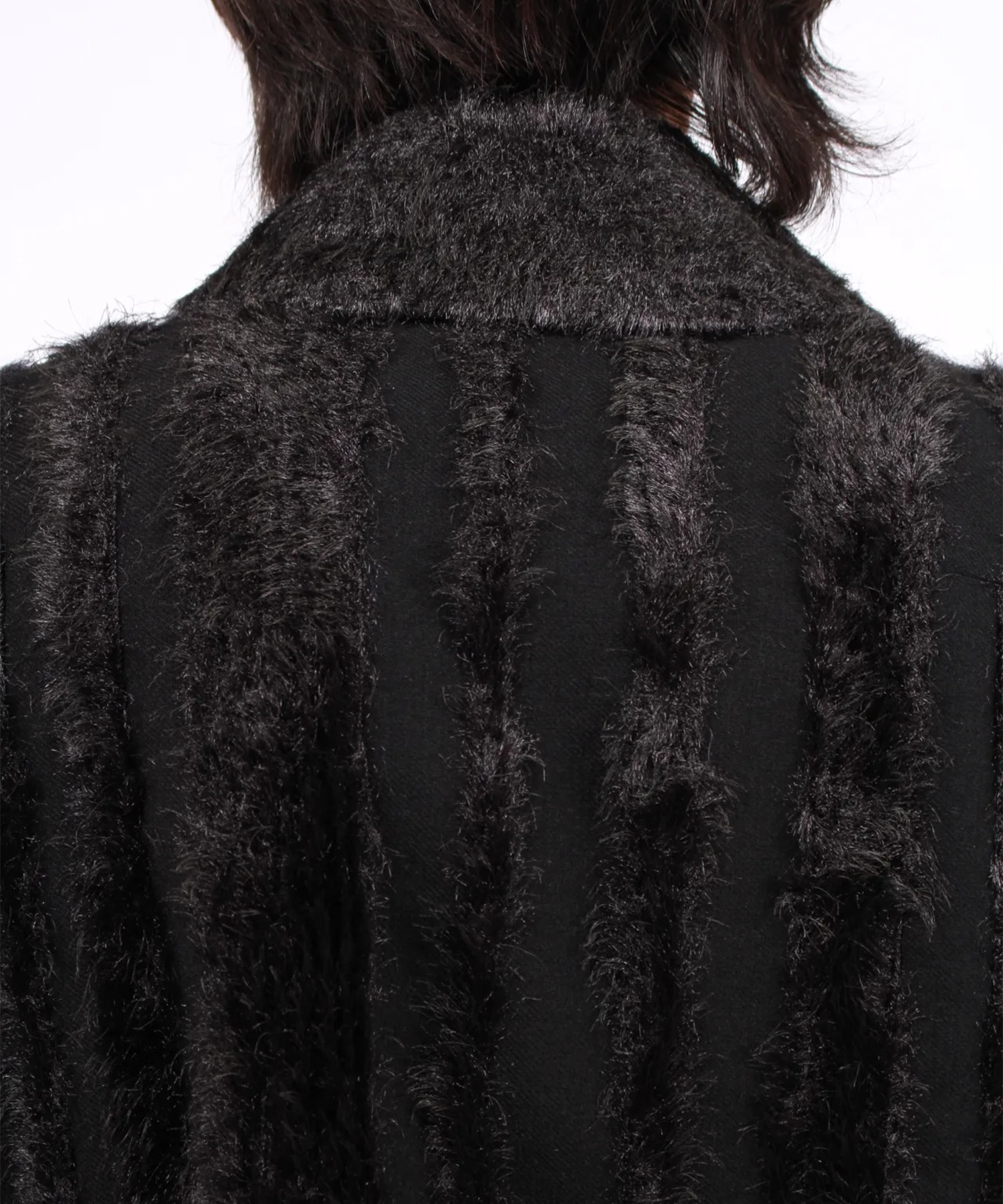 FUR TWEED ZIP BLOUSON TAAKK