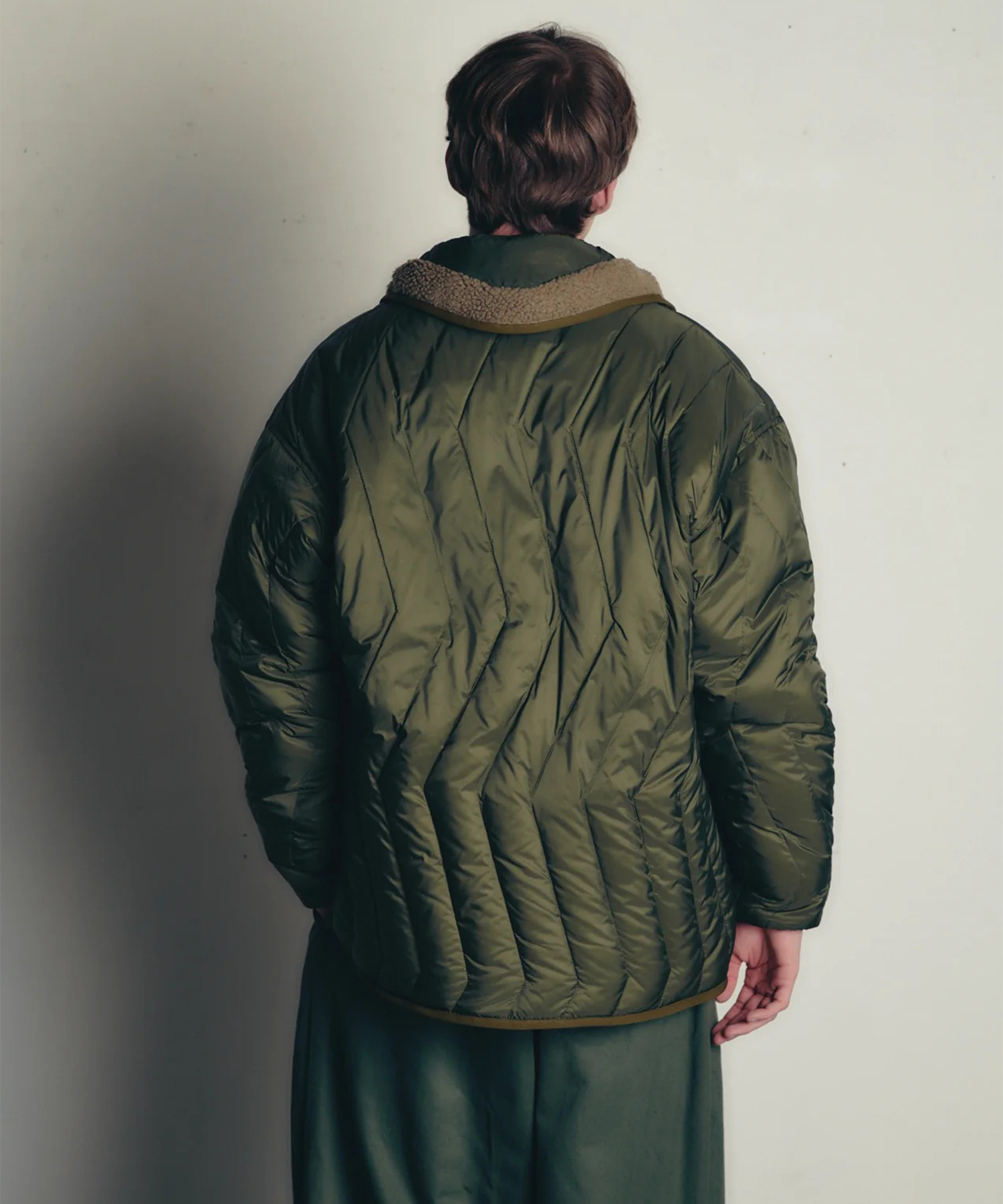 REVERSIBLE FLEECE DOWN JACKET is-ness×TAION TAION/TAION EXTRA