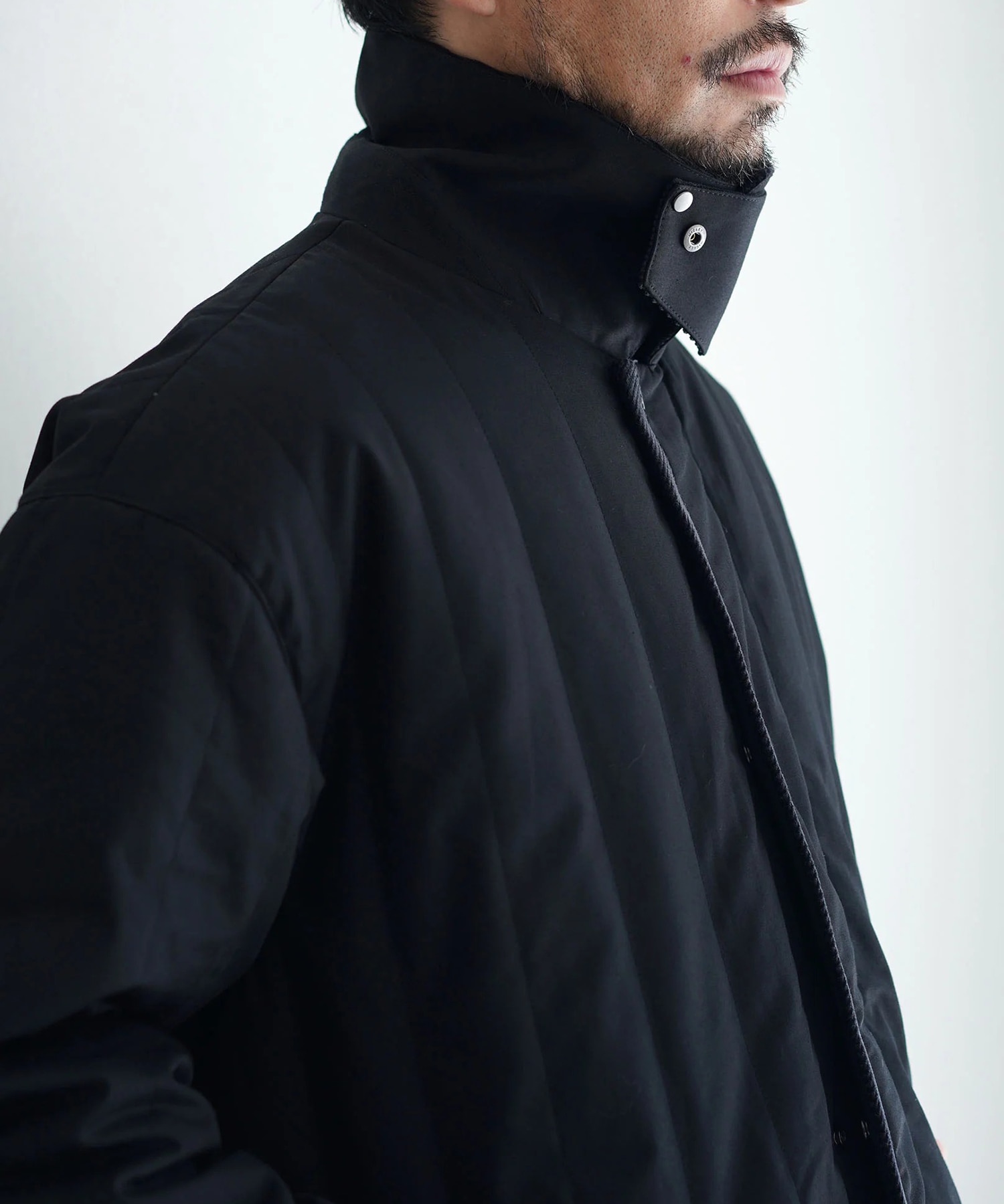 Quilted half coat STILL BY HAND