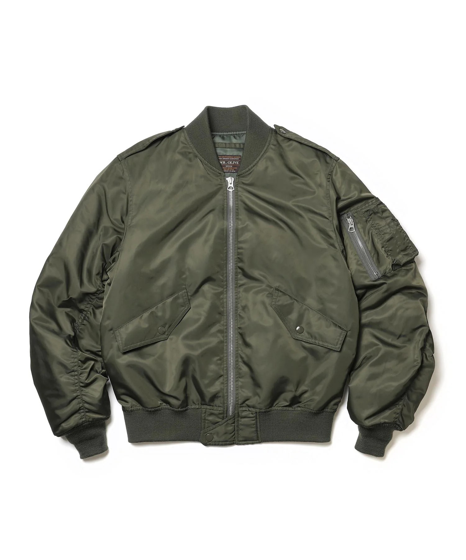 MILITARY NYLON /L-2 FLIGHT JACKET MR.OLIVE