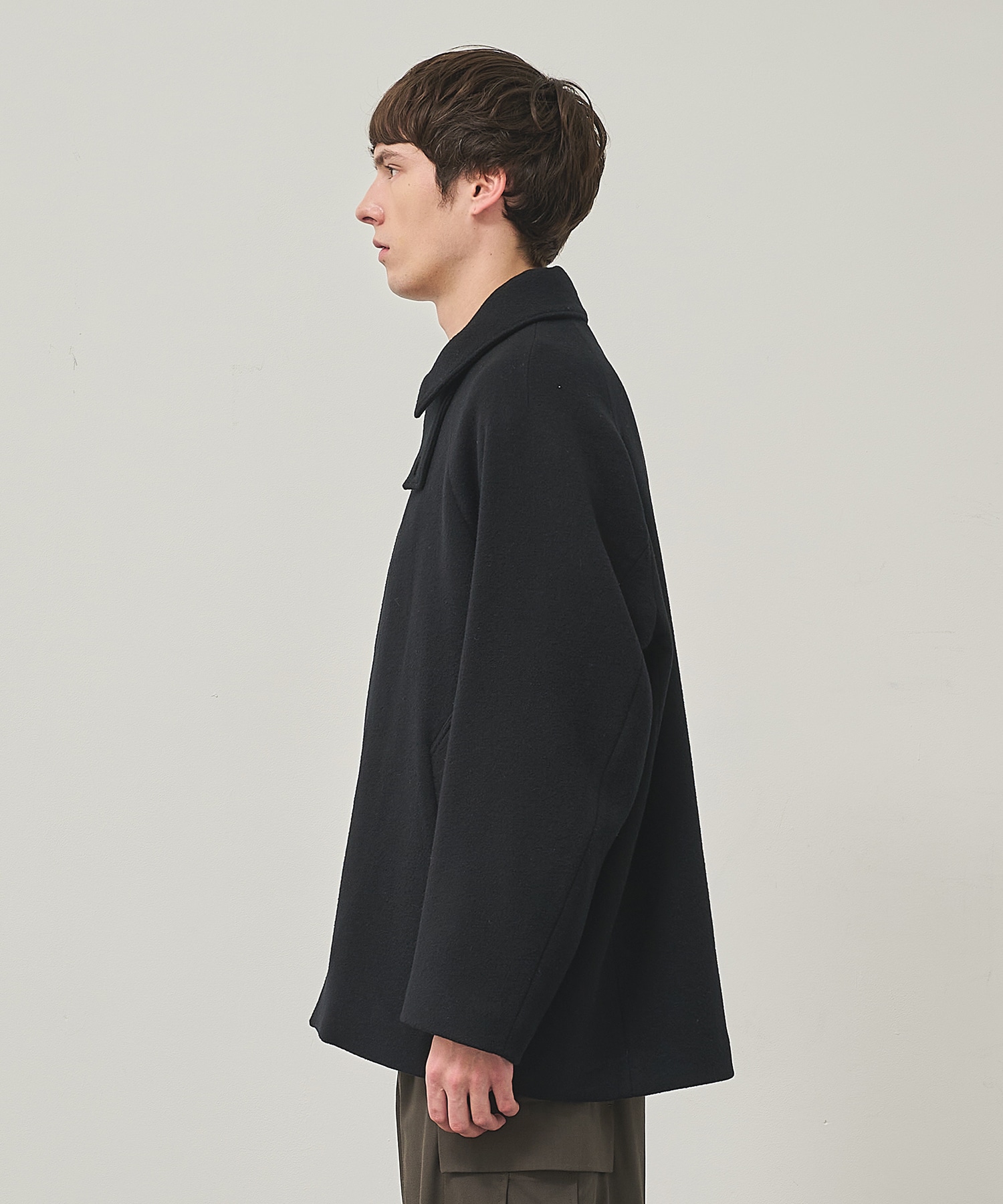 Cashmere Beaver Short Coat STUDIOUS
