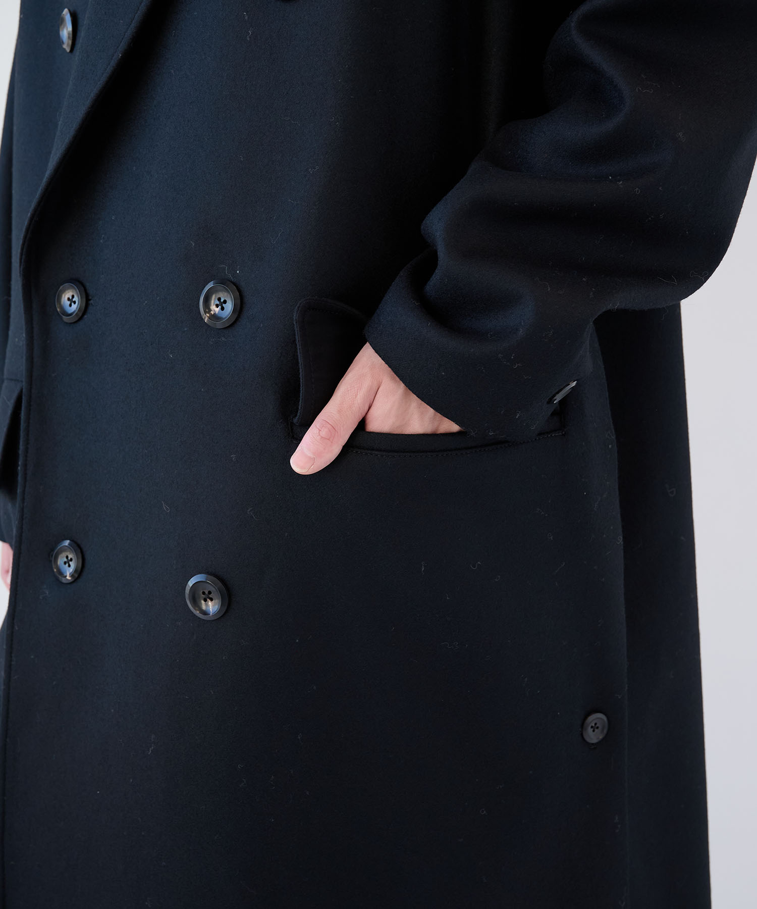 別注 THE DOUBLE PEAKED EASY COAT THE RERACS