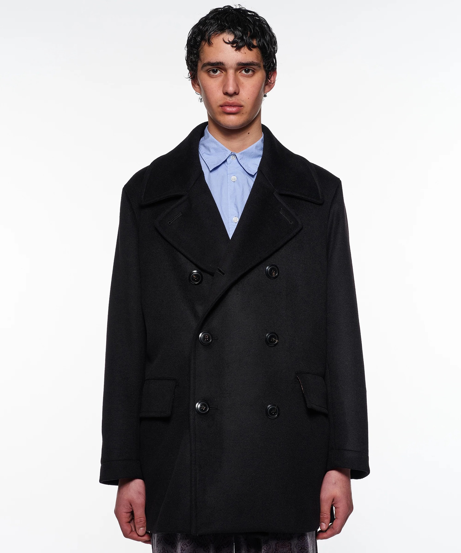 ウールシルクカシミヤビーバー / ブリッジコート MARKAWARE/marka