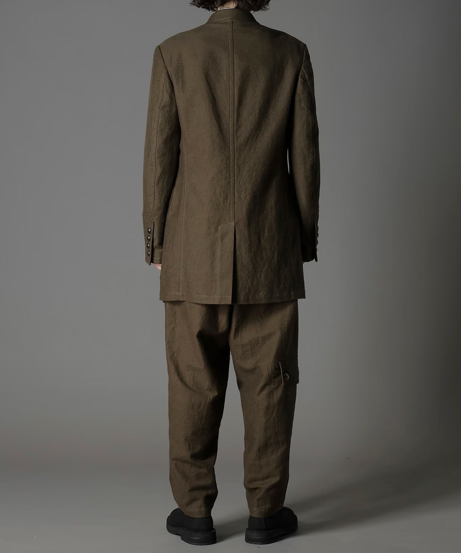 COTTON FLAX MOLESKIN BC BENTZ MILITARY JACKET GroundY