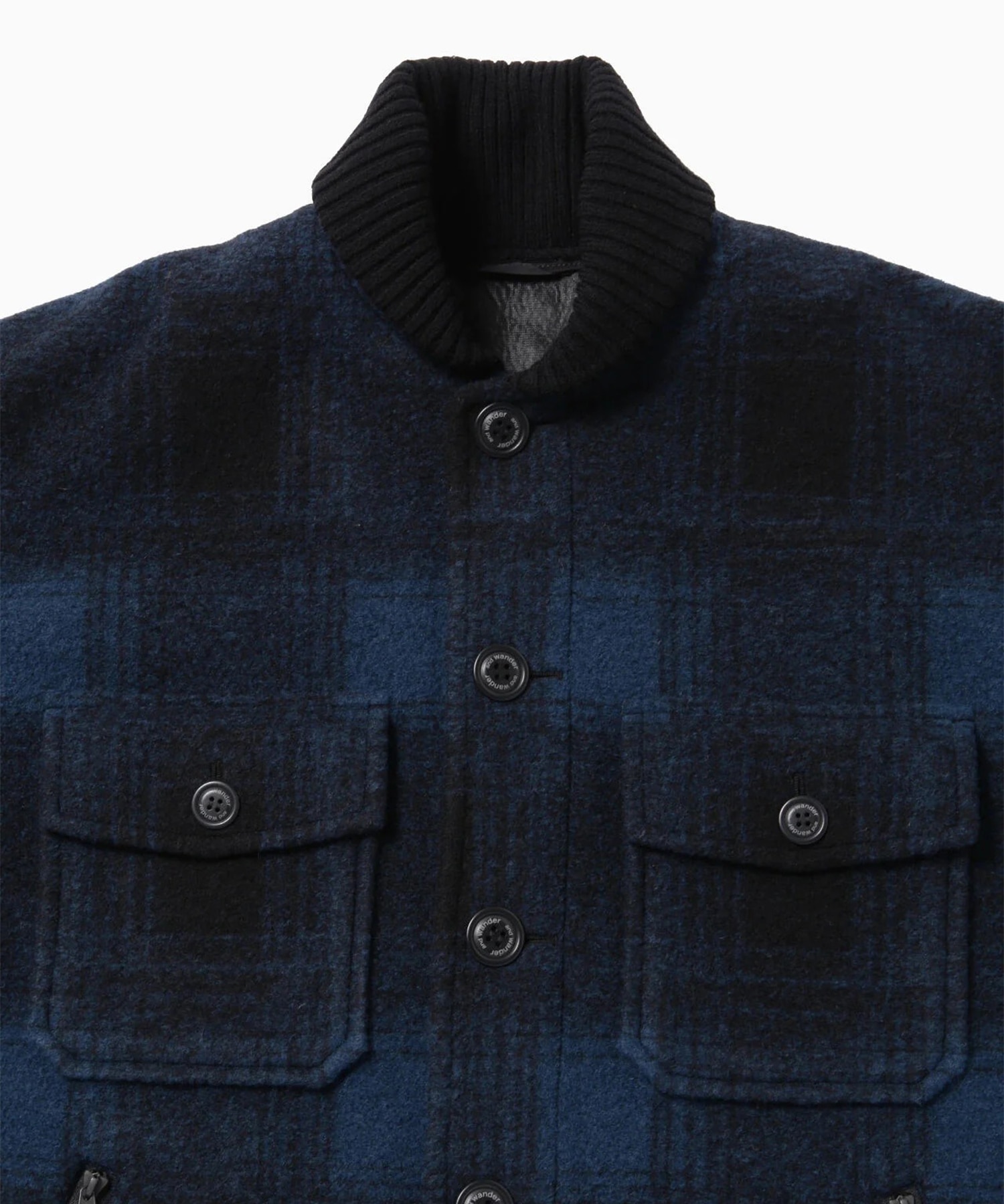 wool shaggy jacket long and wander