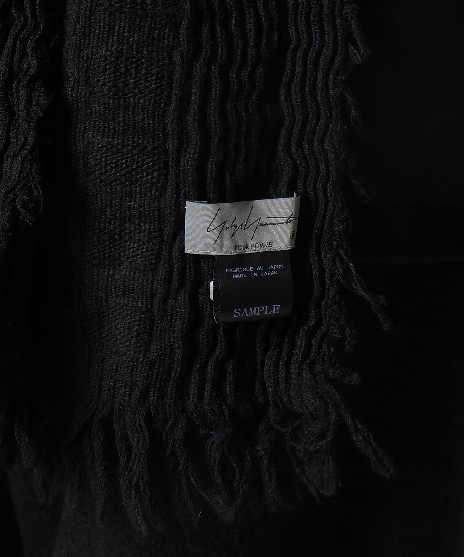 W FLAT/W SLUB WILLOW SCARF Yohji Yamamoto