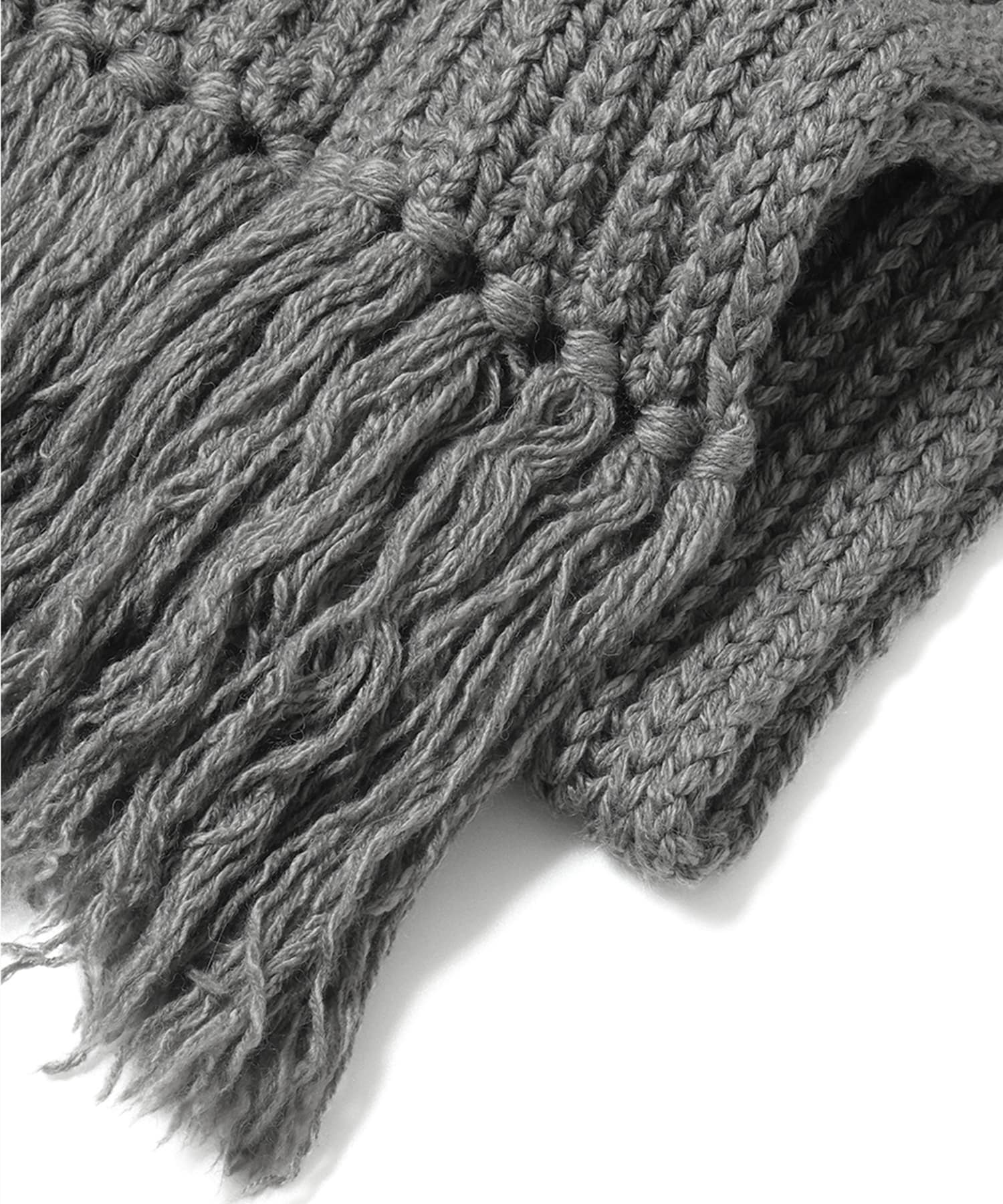 FRINGE MUFFLER LONG BATONER