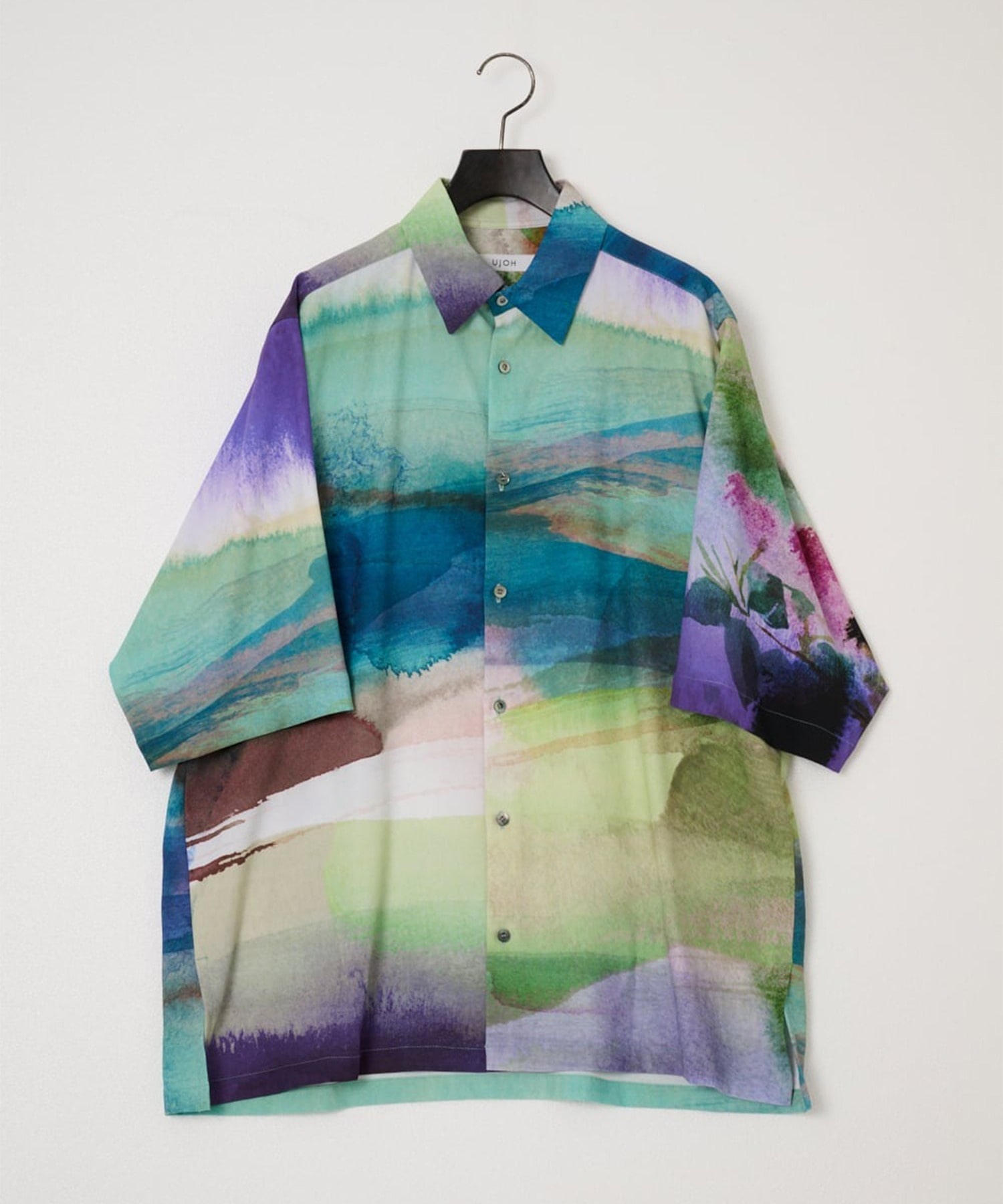 Regular Collar Half Sleeve Shirt UJOH HOMME