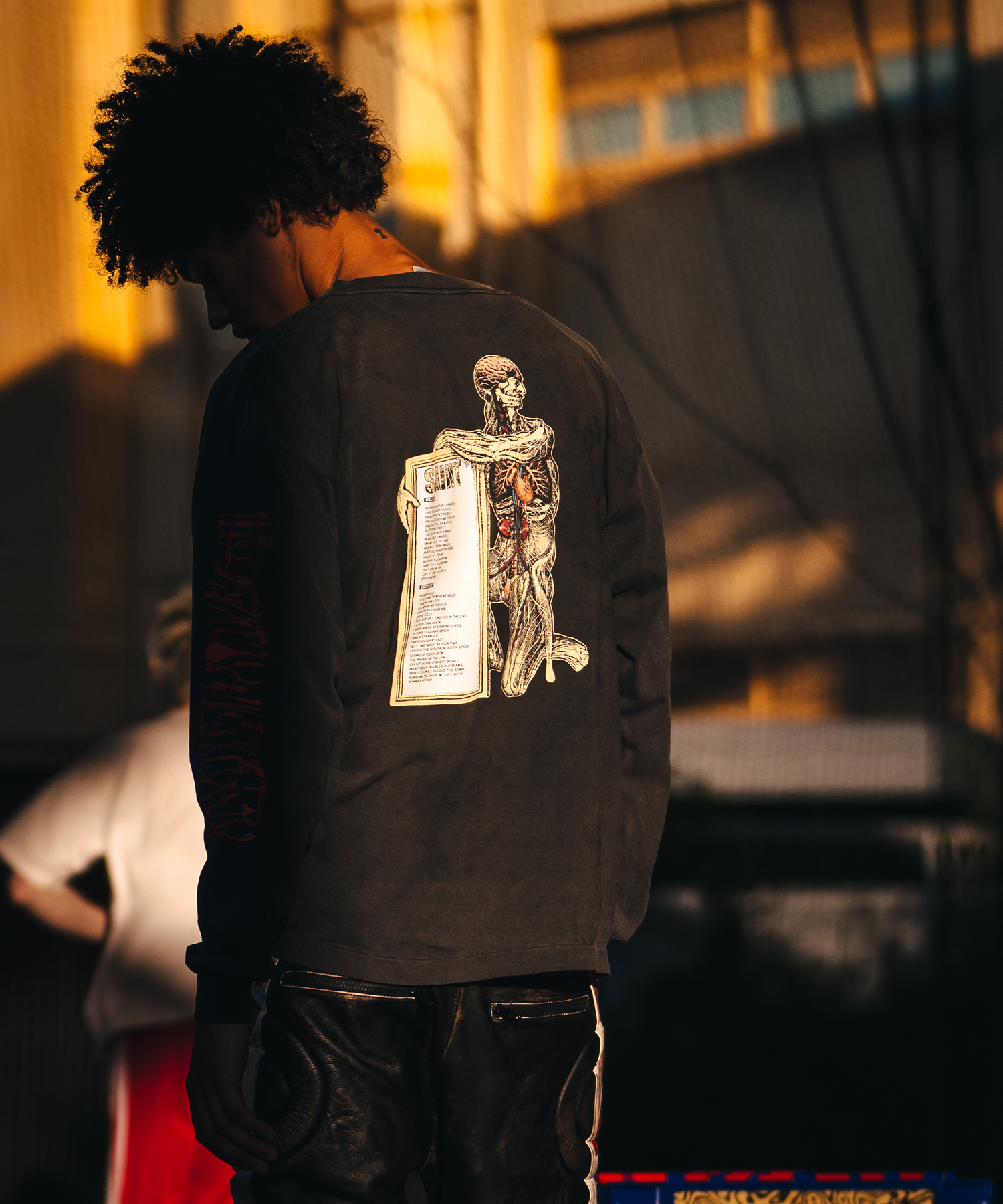 SM-MK8-0000-026/LS T-SHIRT/HEAD/BLACK SAINT M××××××