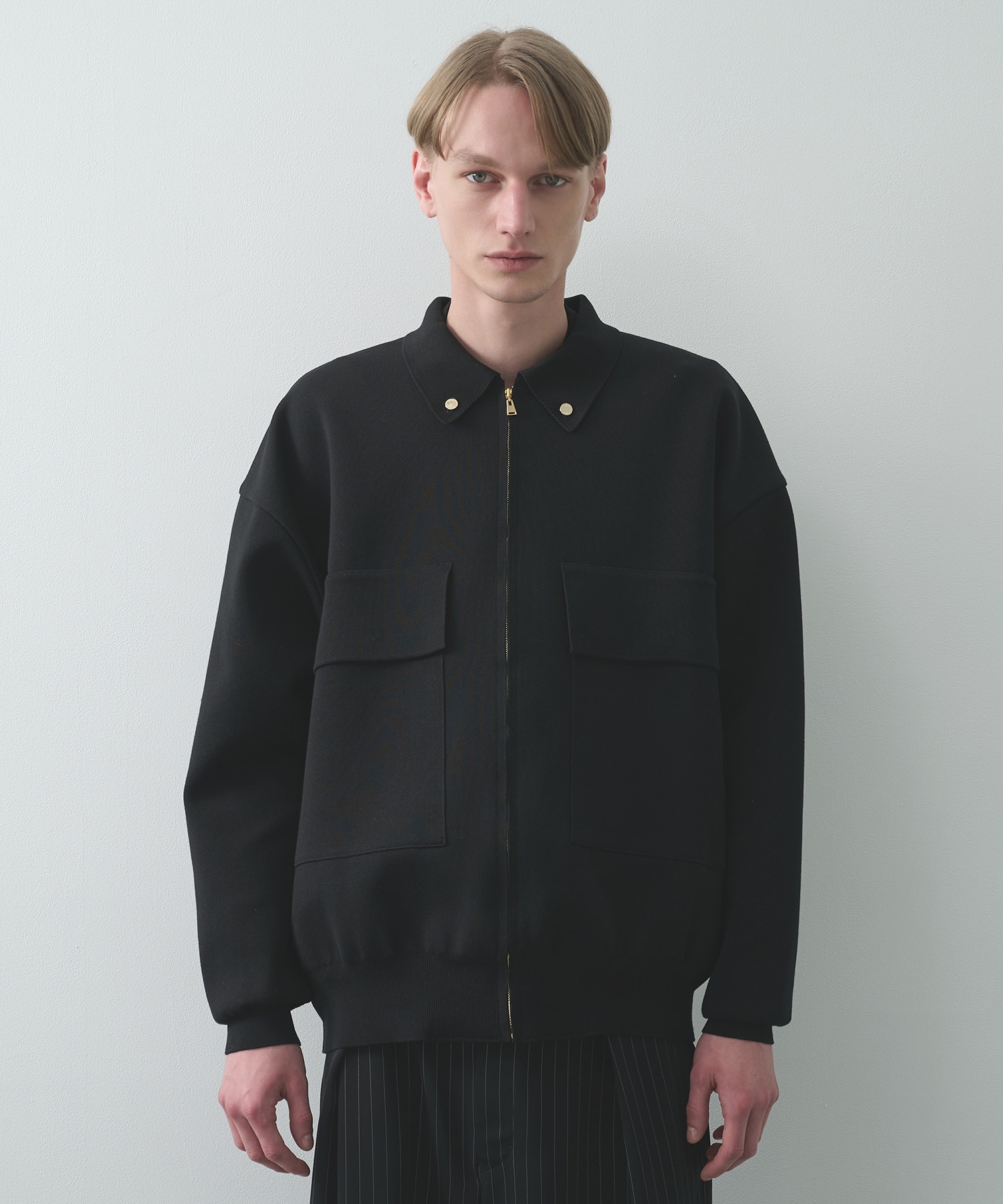 別注 BIG POCKET ZIP UP KNIT JACKET CULLNI