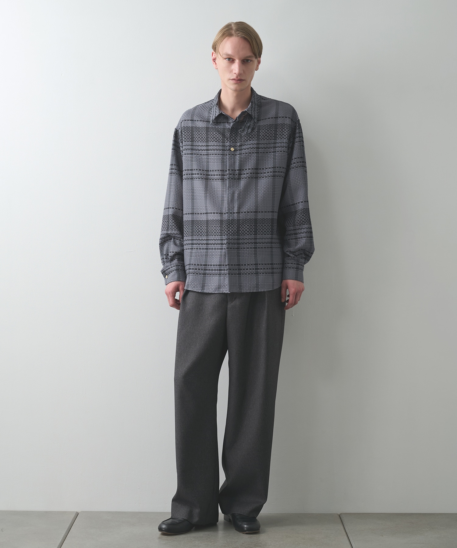 Faux Denim Tuck Wide Pant CULLNI