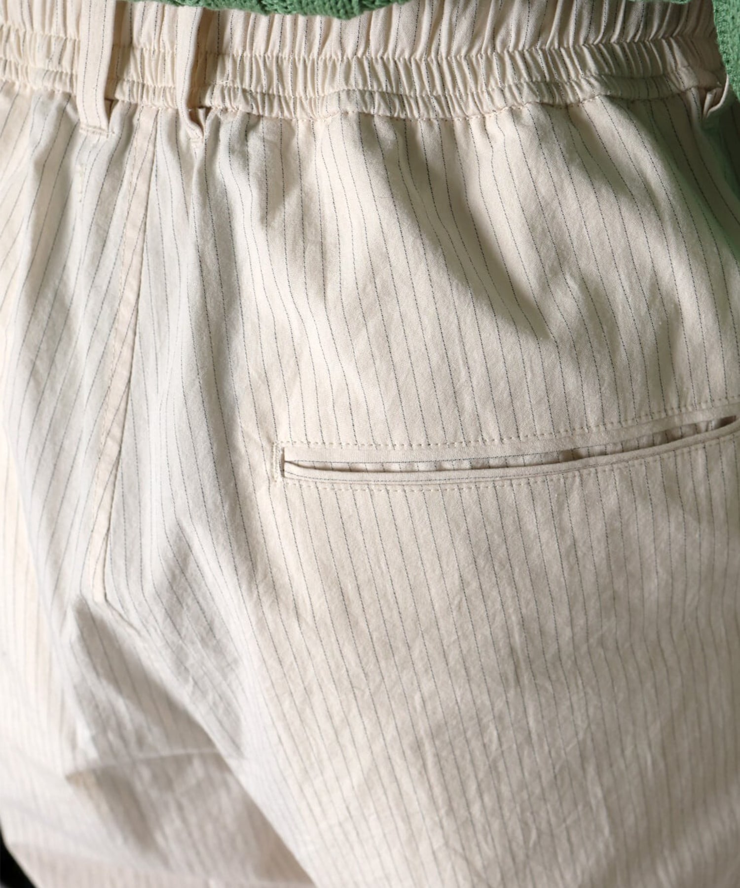 Striped Wide Trousers MATSUFUJI