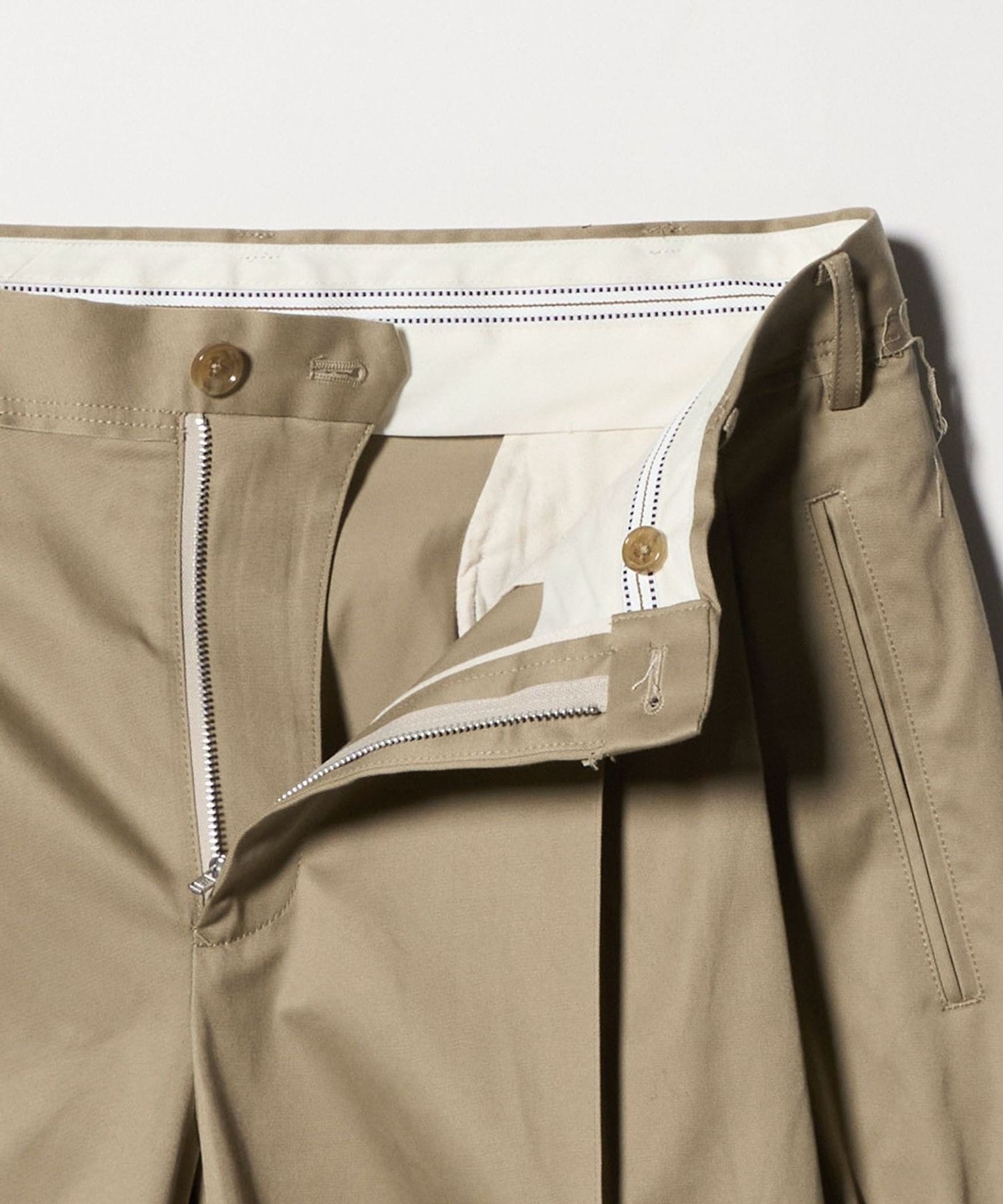 Pleated Chino Pants KHOKI