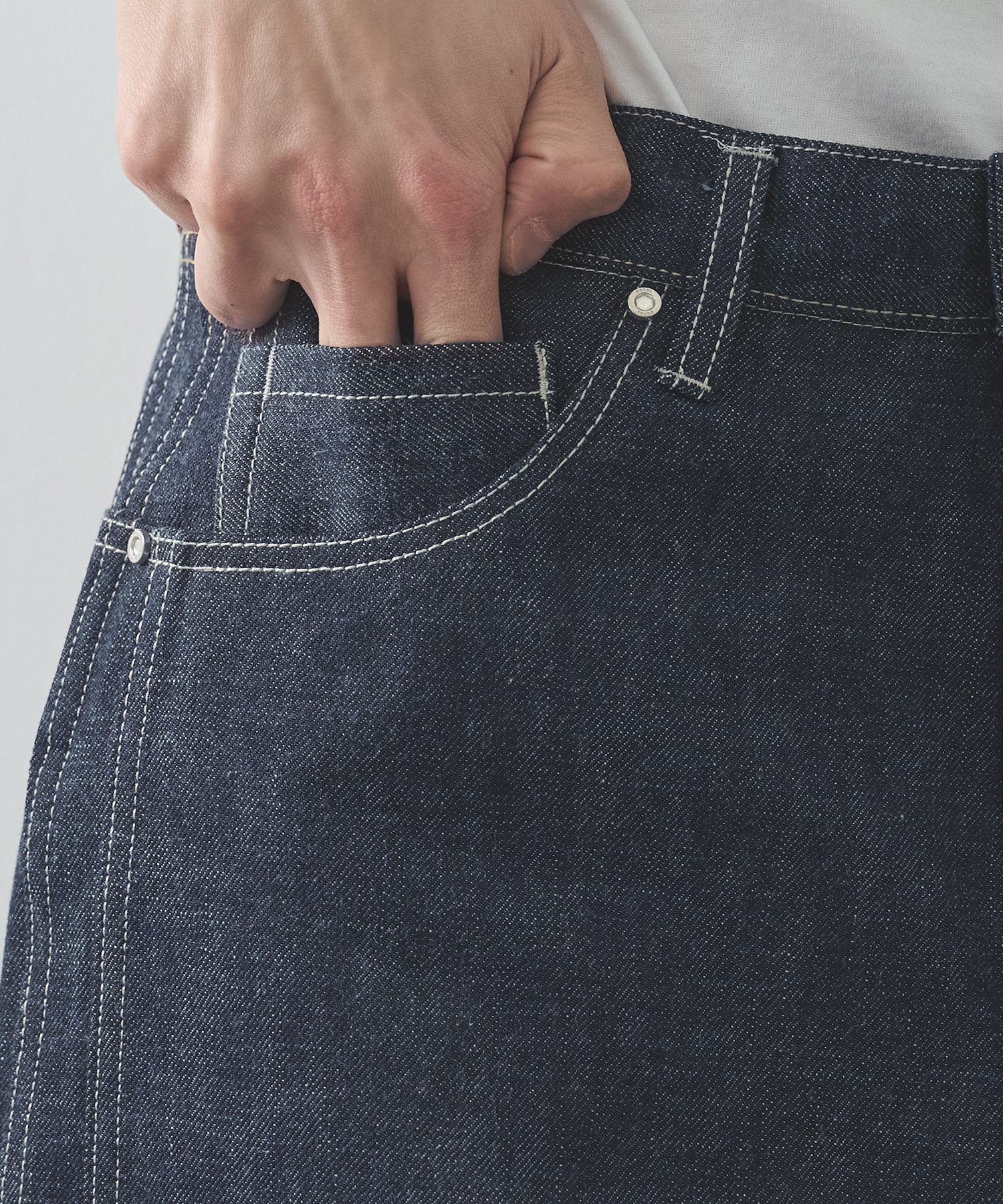 Triple Seams 6P Denim Wide ROTOL