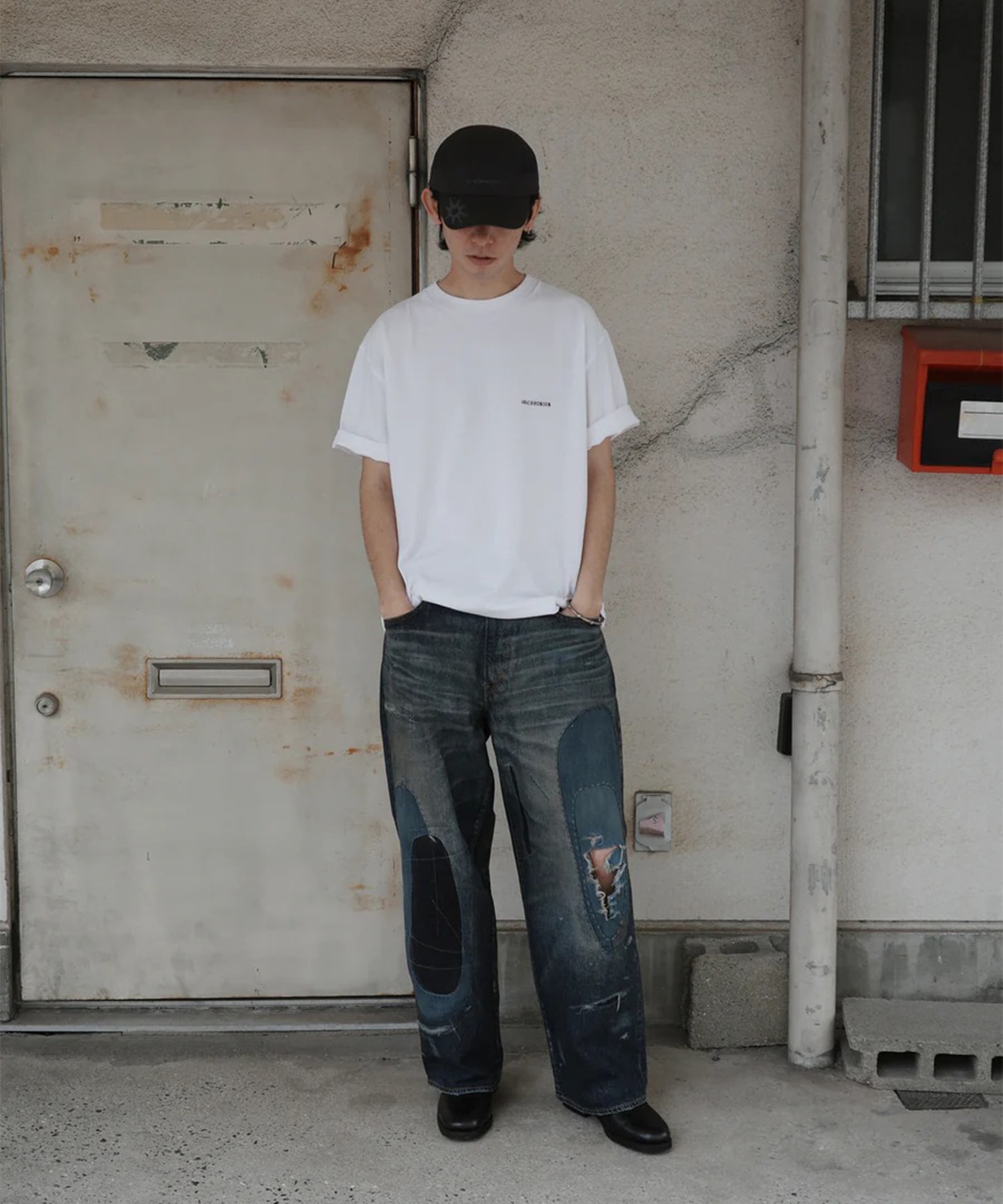 REMAKED WIDE 5P DENIM PANTS ANACHRONORM