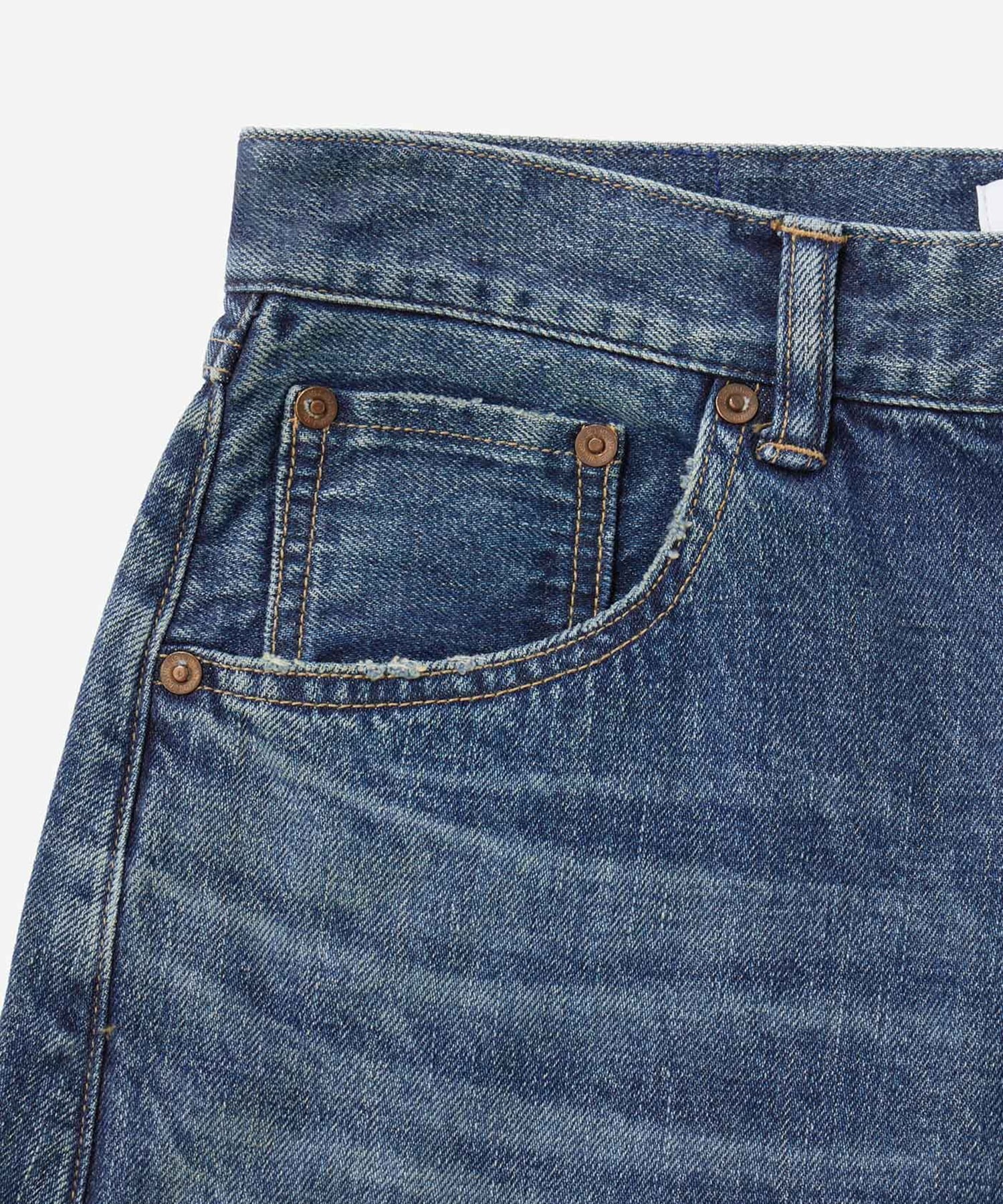 ReDESIGN skew Straight Jeans 12oz JAPAN BLUE