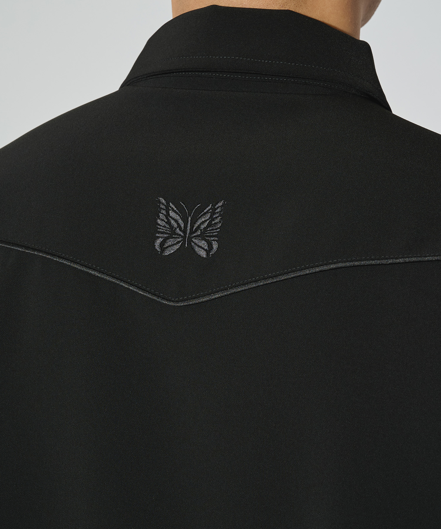 別注 Piping Cowboy Jacket - Poly Double Cloth NEEDLES